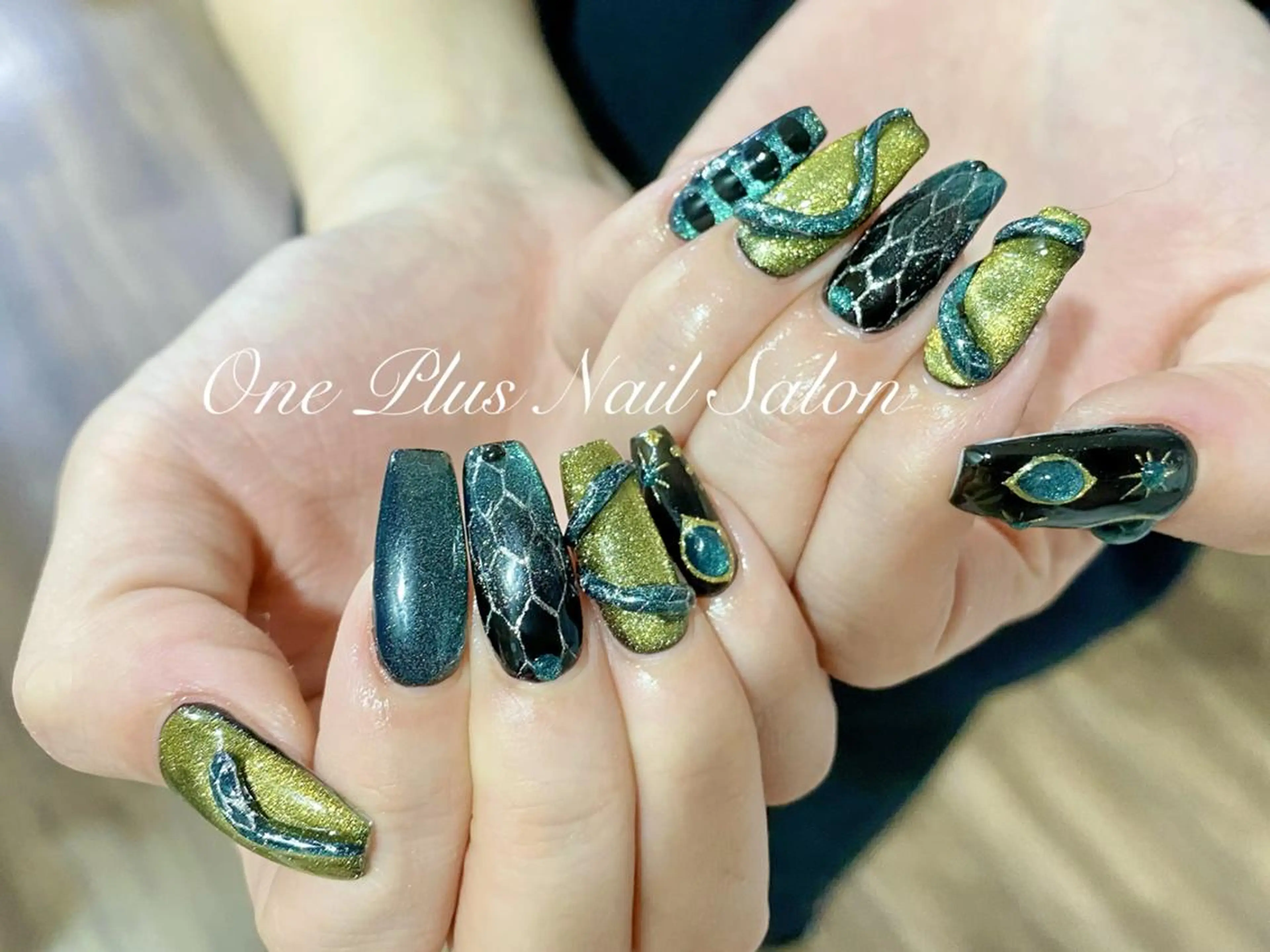 ネイル ワンホンネイル ブライダルネイル ハンドネイル ハンドケア One Plus Nail Salonのネイルデザイン
