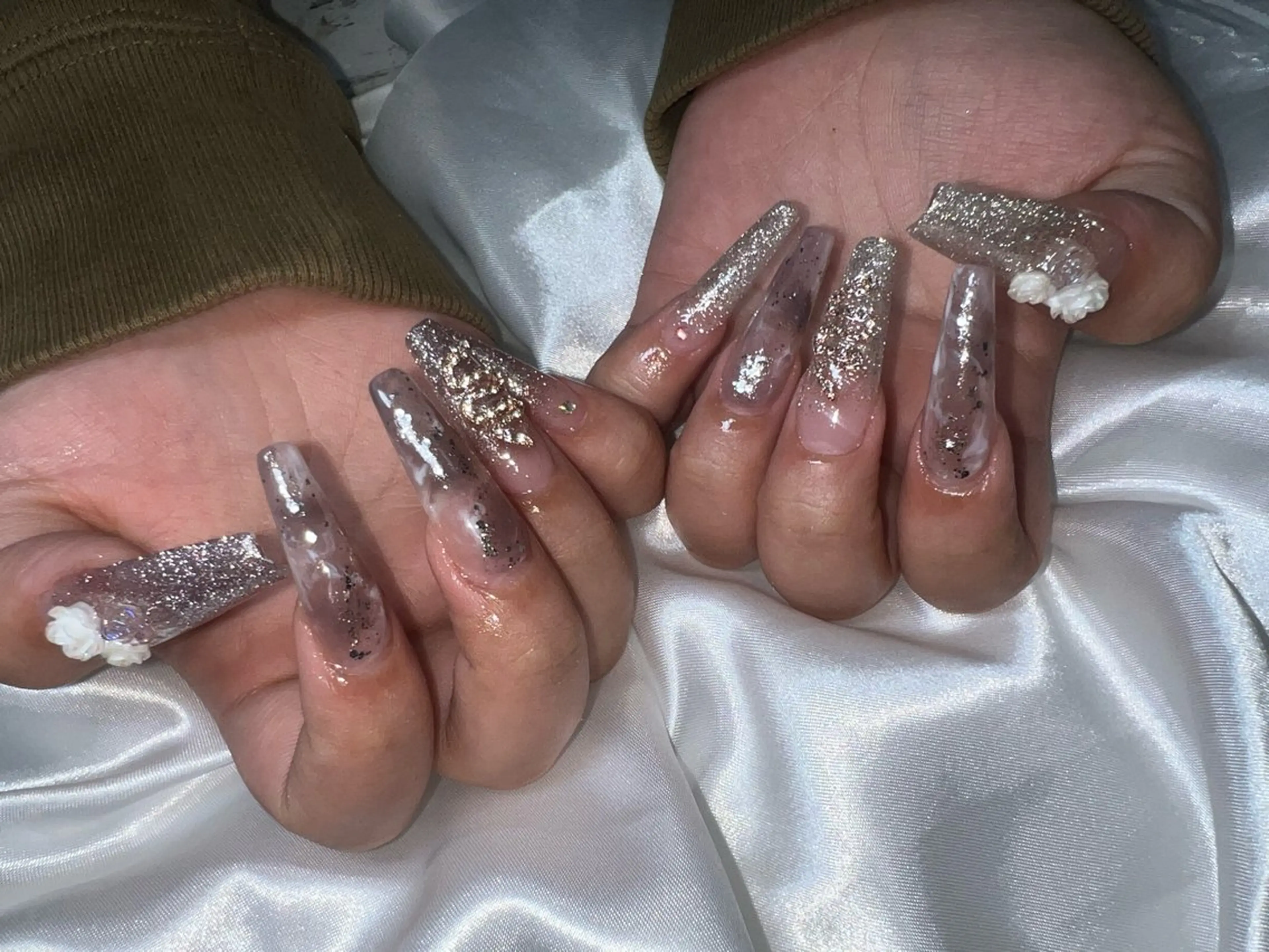 ネイル 成人式 ハンドネイル Ruana Nailのネイルデザイン
