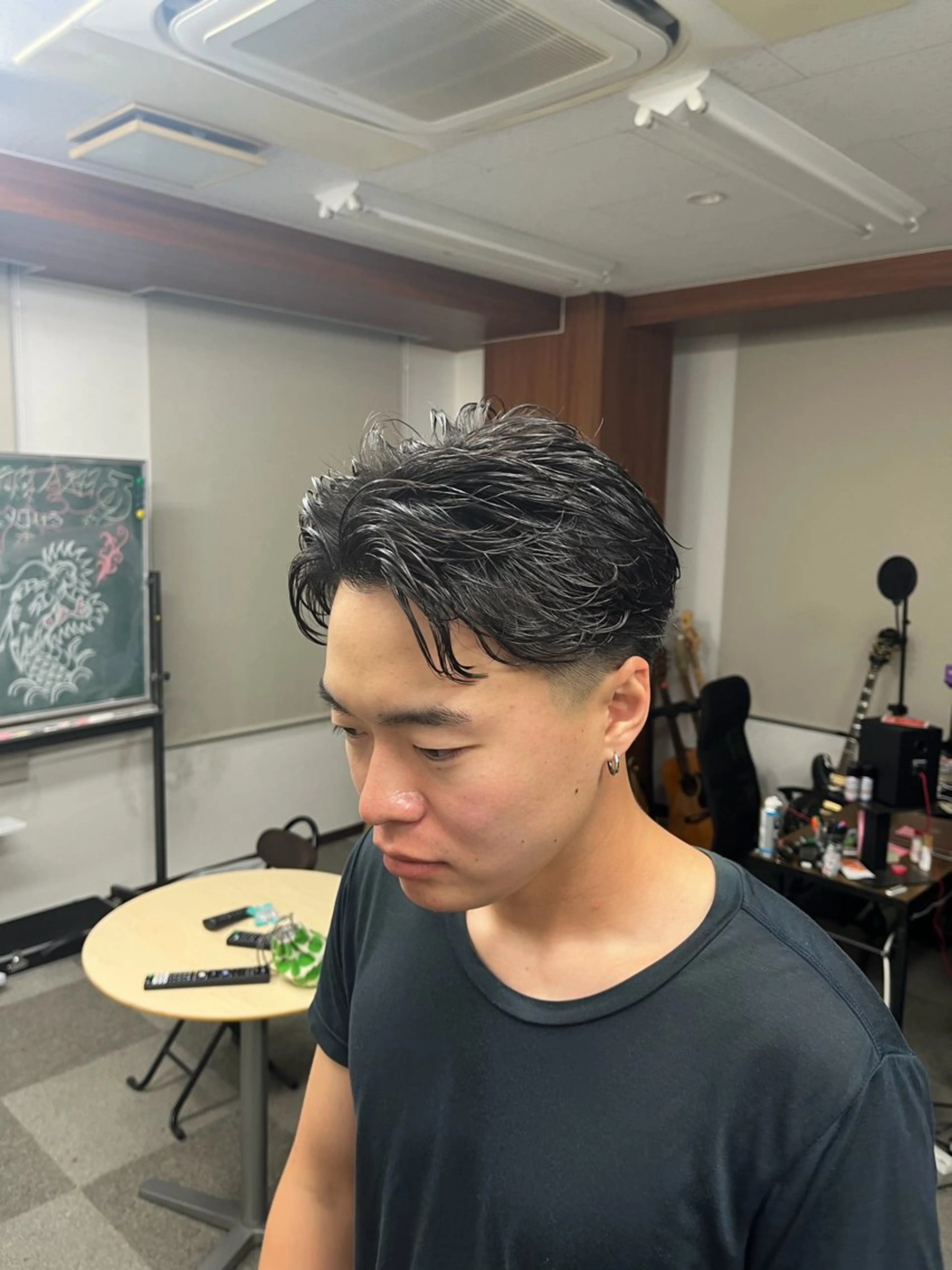 パーマ メンズ ビジネス フェードカット メンズパーマ メンズパーマ🌀/ フェード/Koshのヘアスタイル