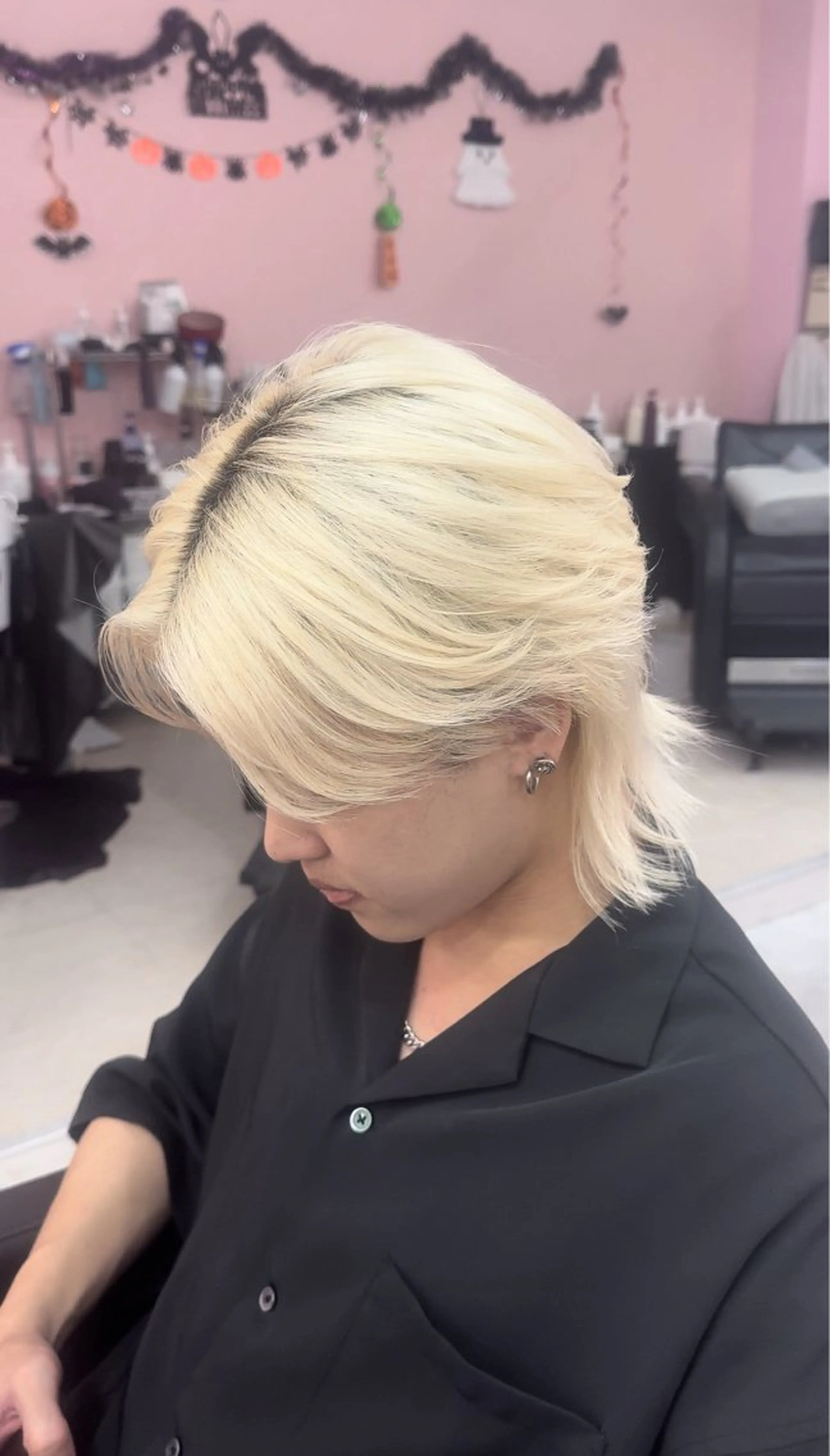 メンズ カット ニュアンス/フェザー /ウルフ/伶馬のヘアスタイル