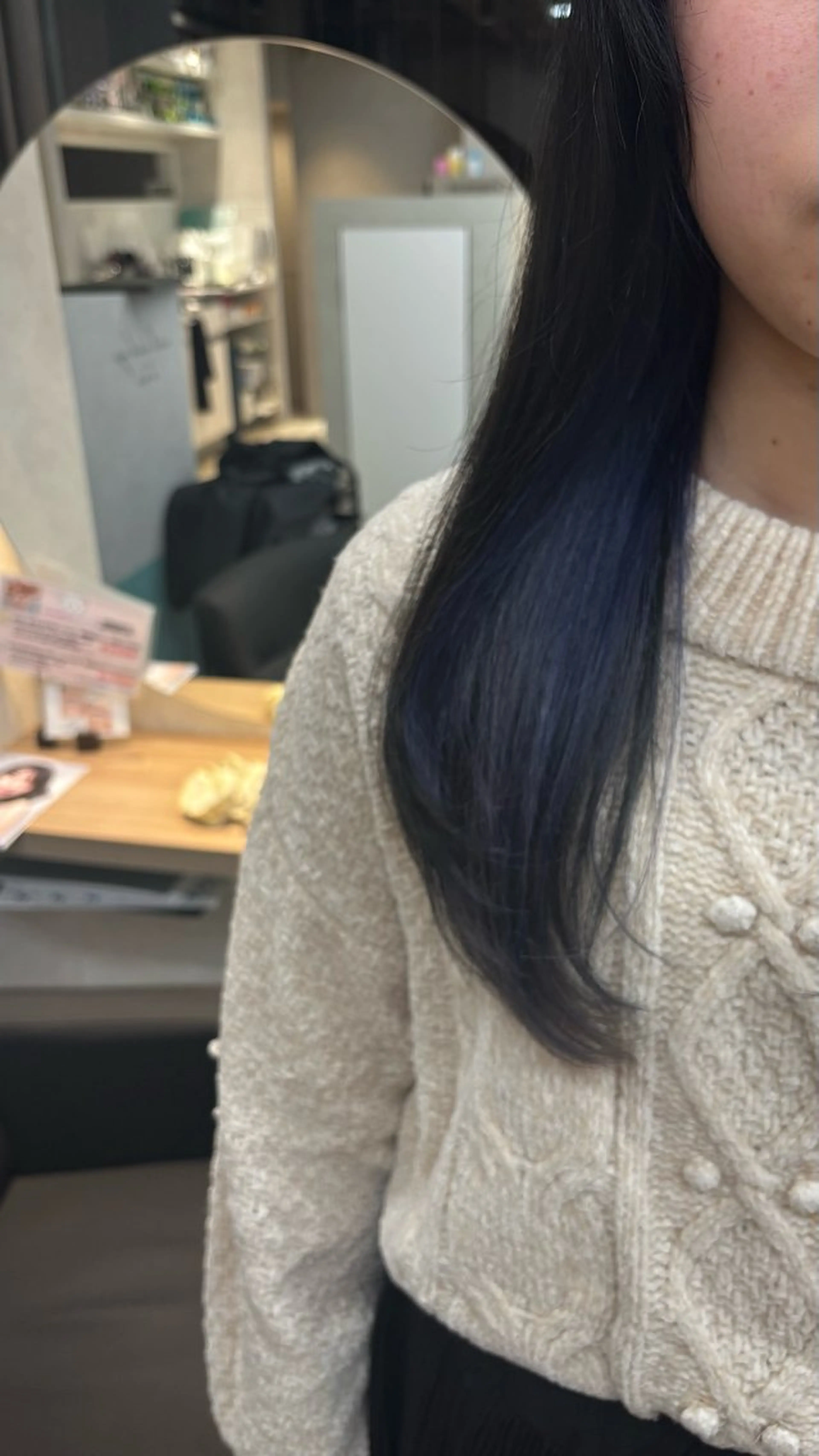 ロング カラー ヘアカラー 米倉 陽菜のヘアスタイル