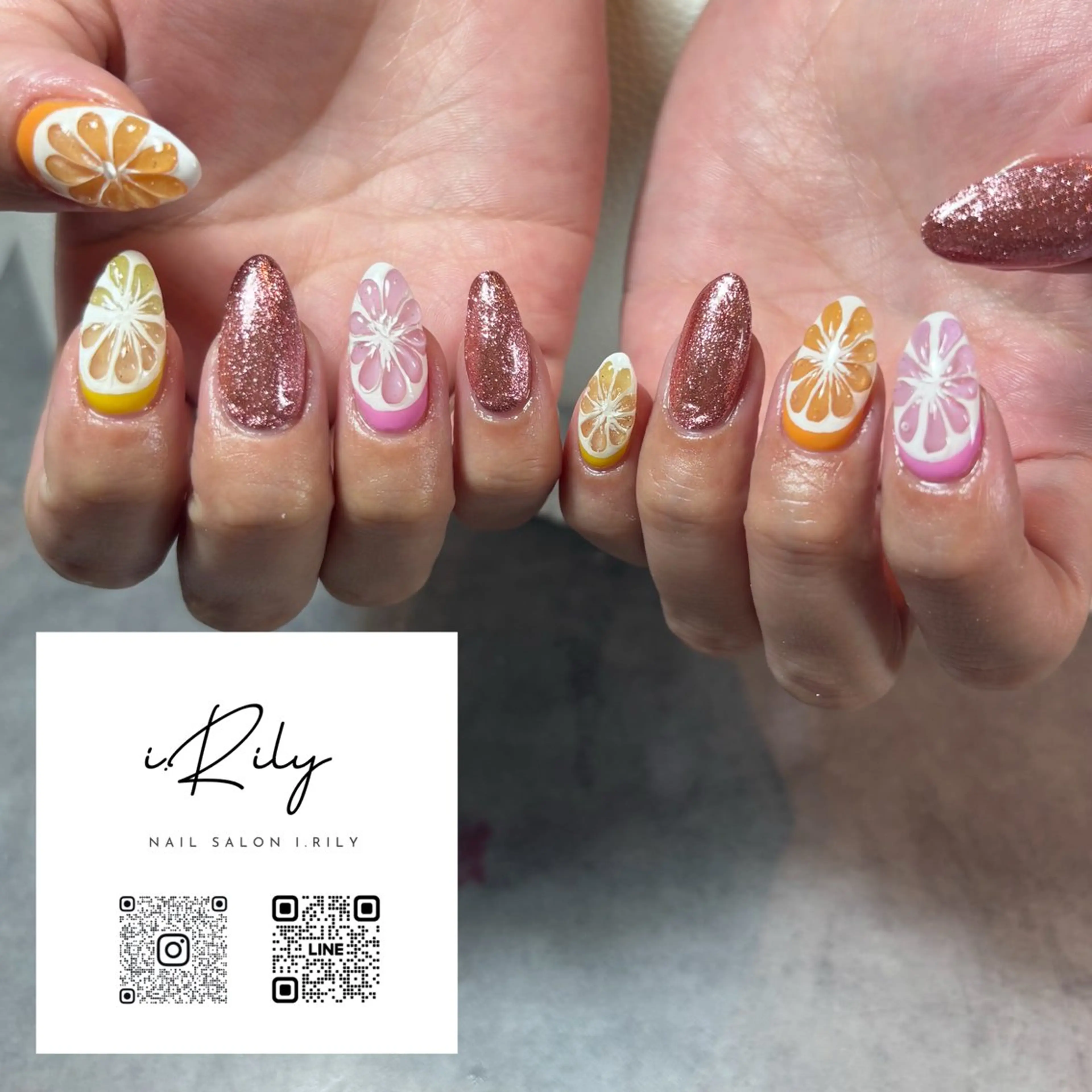 ネイル ハンドネイル i.Rily. Okamotoのネイルデザイン