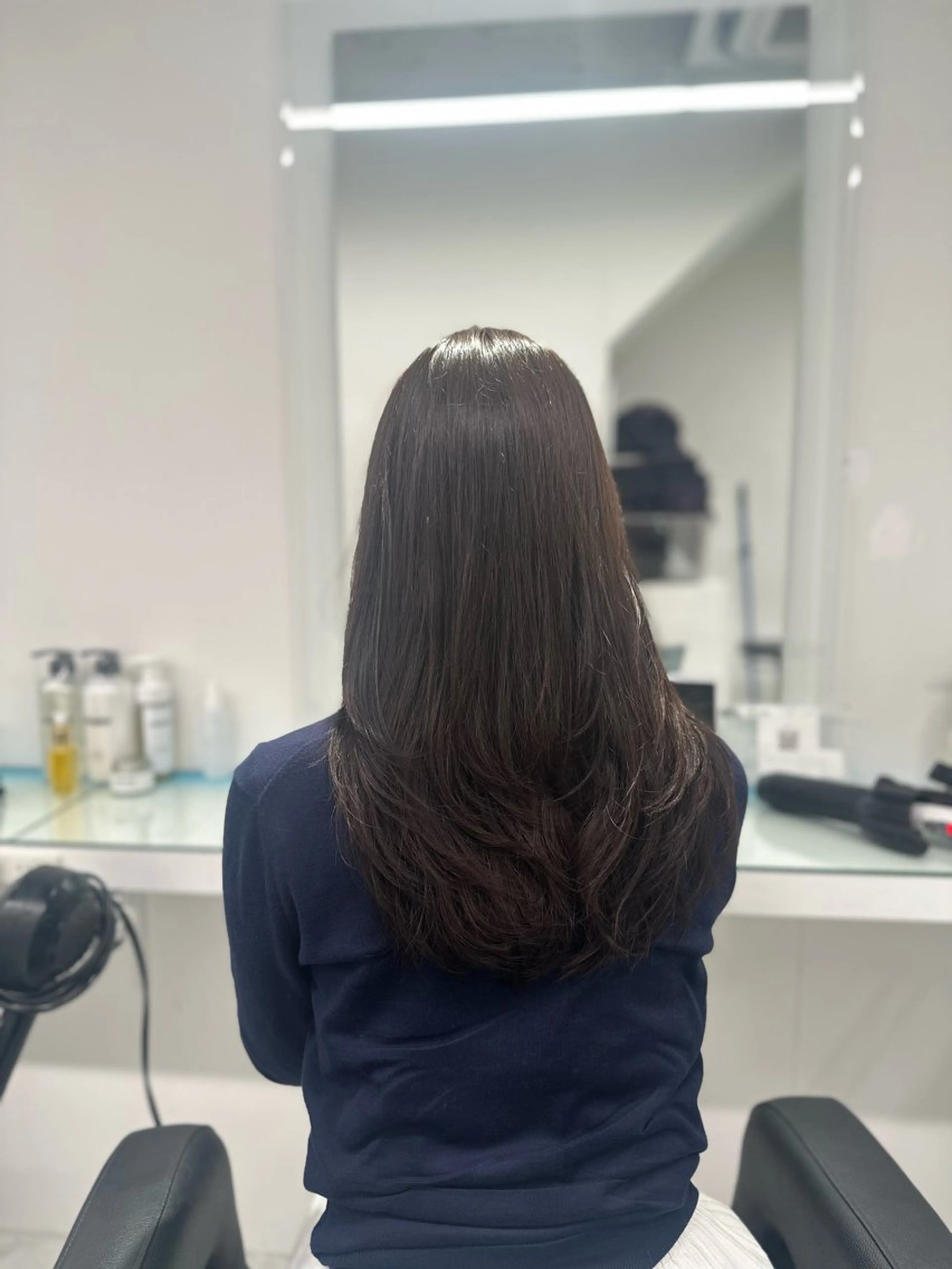 セミロング カット ヘアカラー トリートメント 💖ベージュ💖 MEARIのヘアスタイル