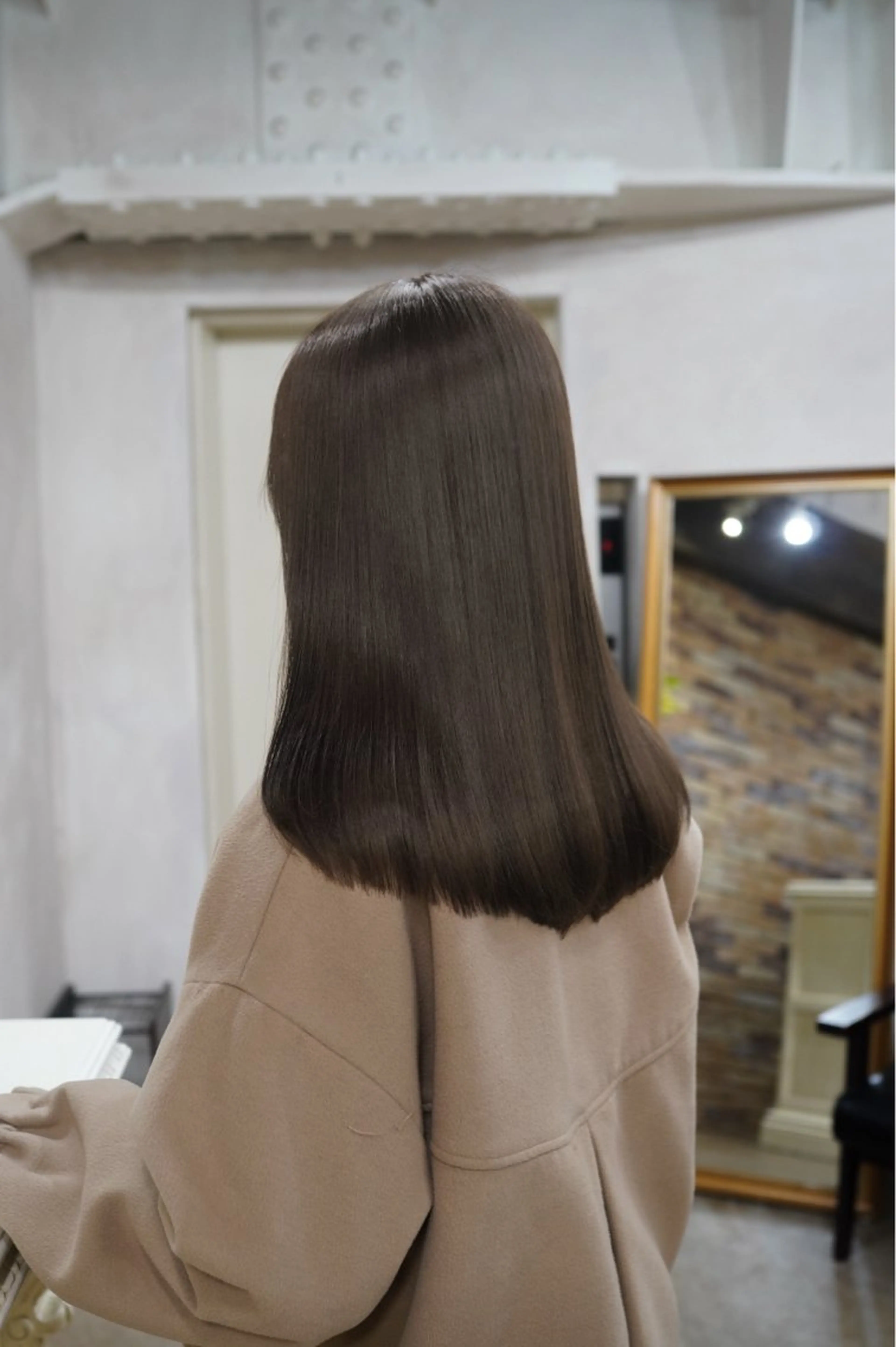 切りっぱなし似合わせカット×ダメージレス艶カラー×3stepトリートメントサービス💇🏼‍♀️🤎🫧の写真