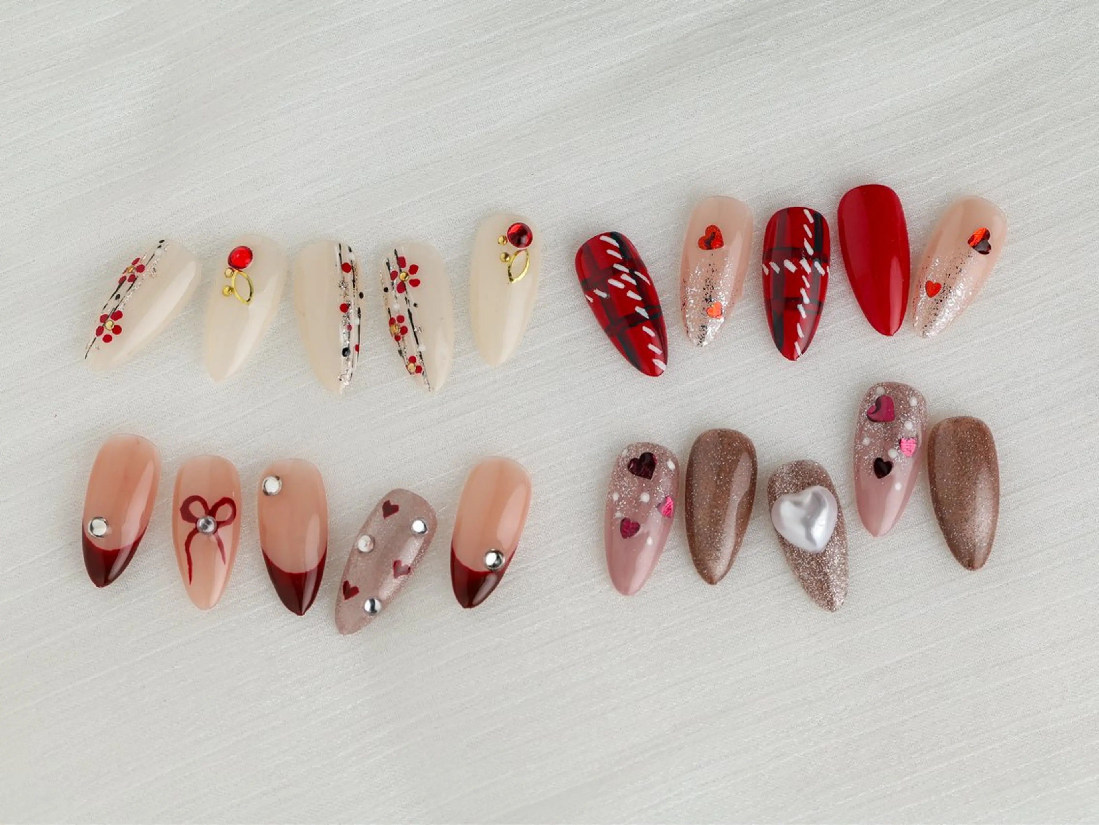 ネイル 長さ出し フットネイル ジェルネイル 韓国ネイル マグネットネイル ハンドネイル Nail Annのネイルデザイン