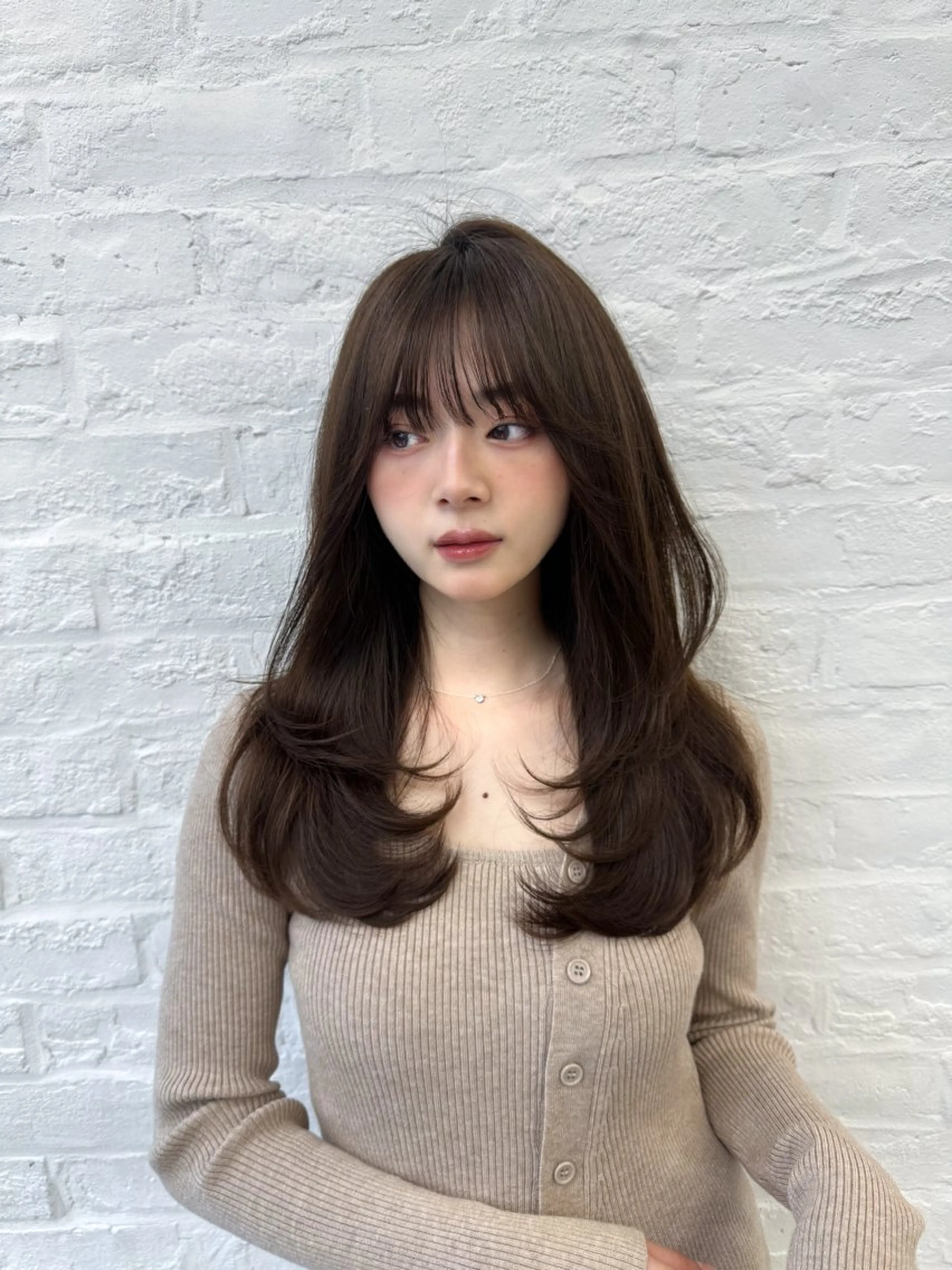 セミロング 映える顔まわり/前髪 特化 💗 ユキマのヘアスタイル