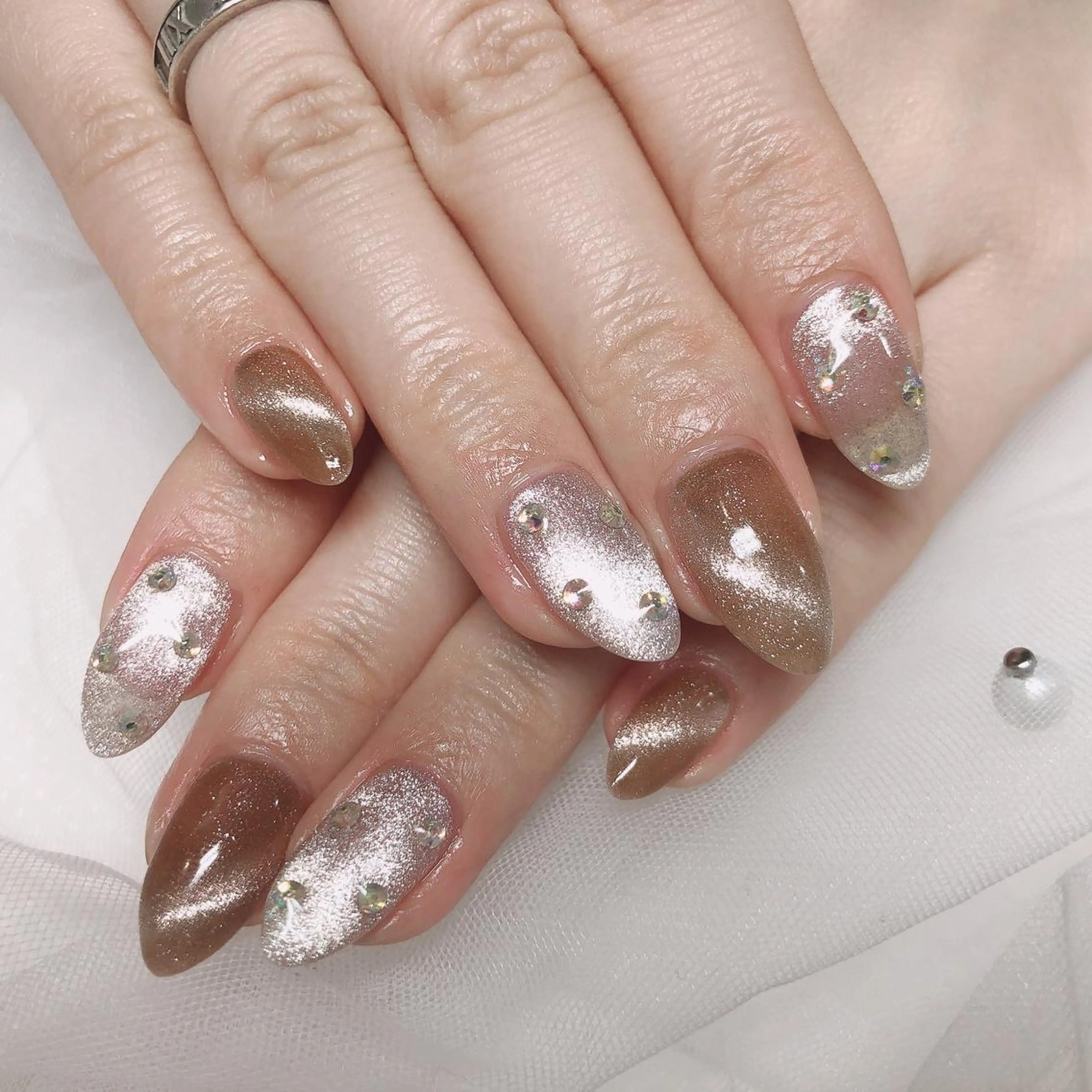 ネイル ✨Serenity ワンホンネイルのネイルデザイン