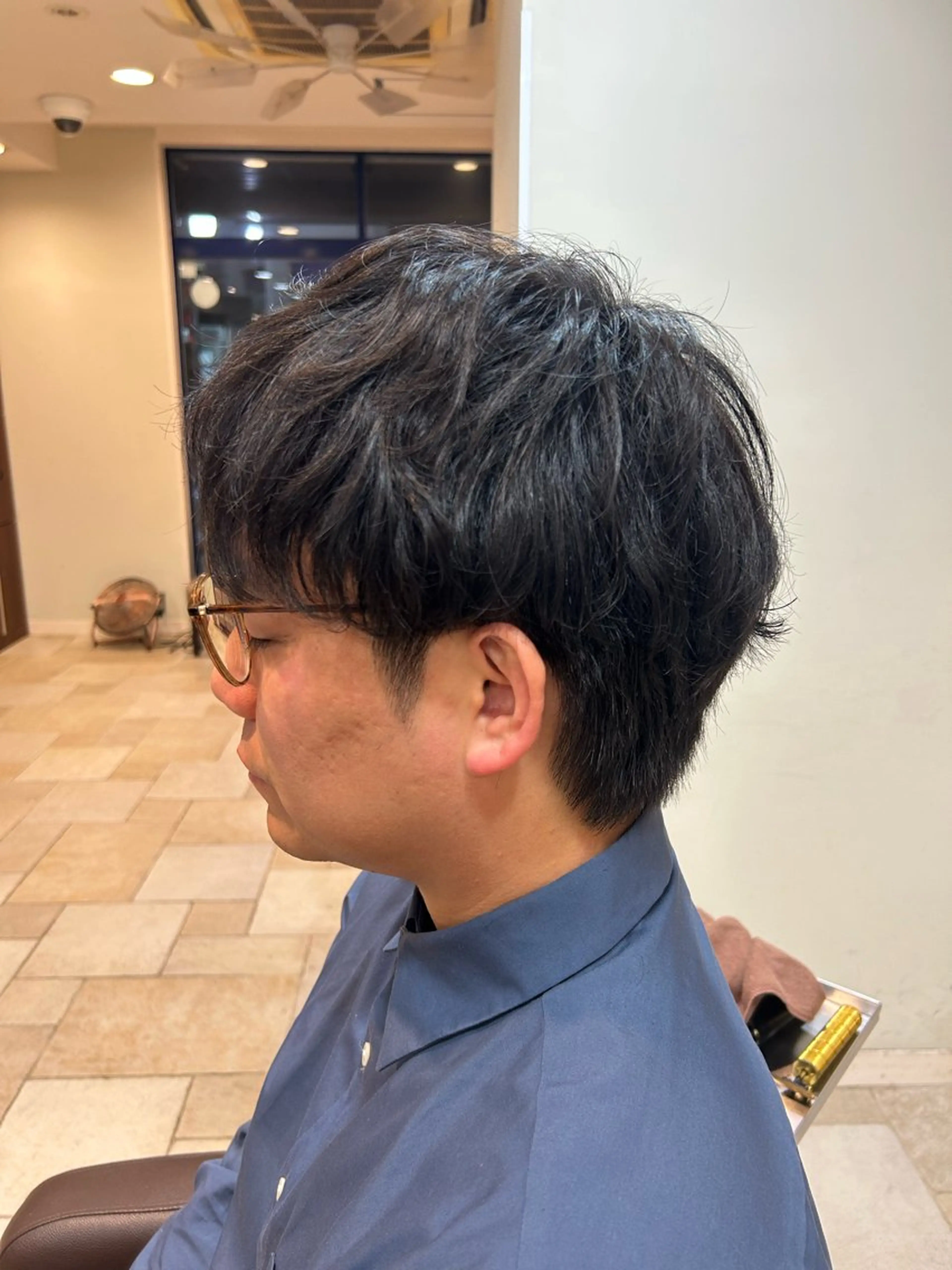 メンズ カット パーマ 脇野 真琴のヘアスタイル
