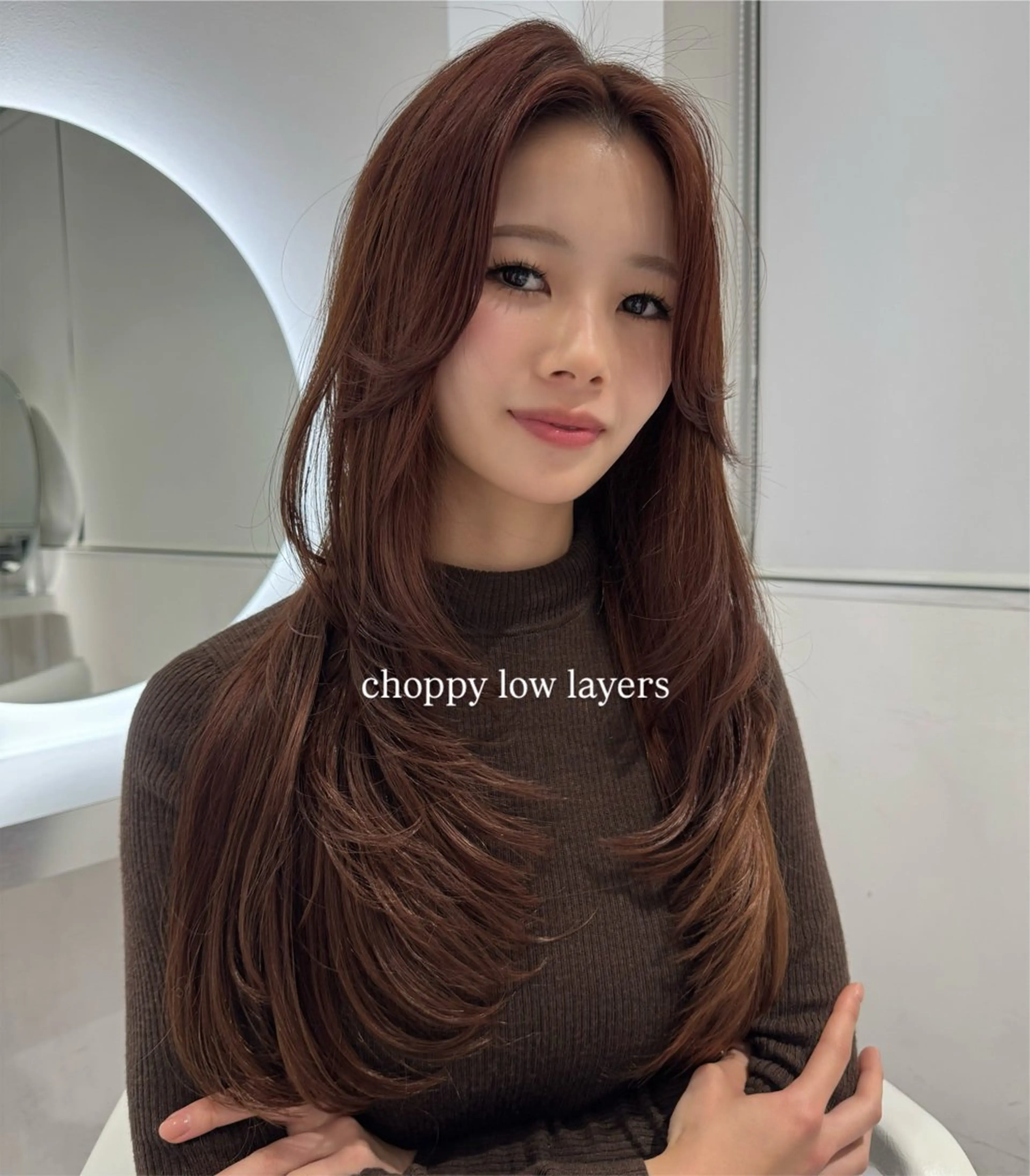 ロング レイヤーカット rina/無料レイヤ ーカット/上野🌱のヘアスタイル