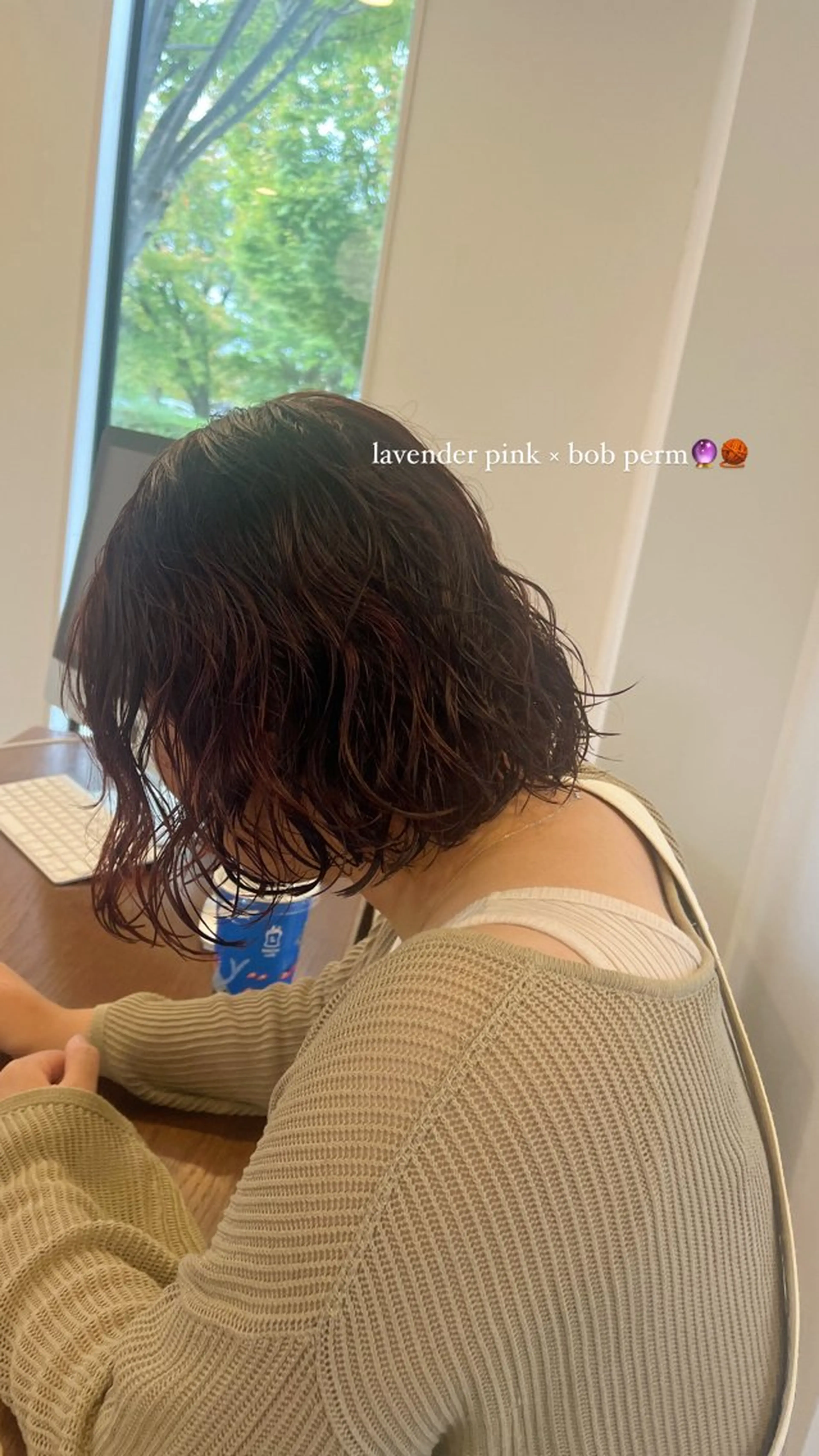 ショート カラー パーマ ボブ BE HERE NOW N°04野々市三納店所属・イタヤ マイカのヘアスタイル