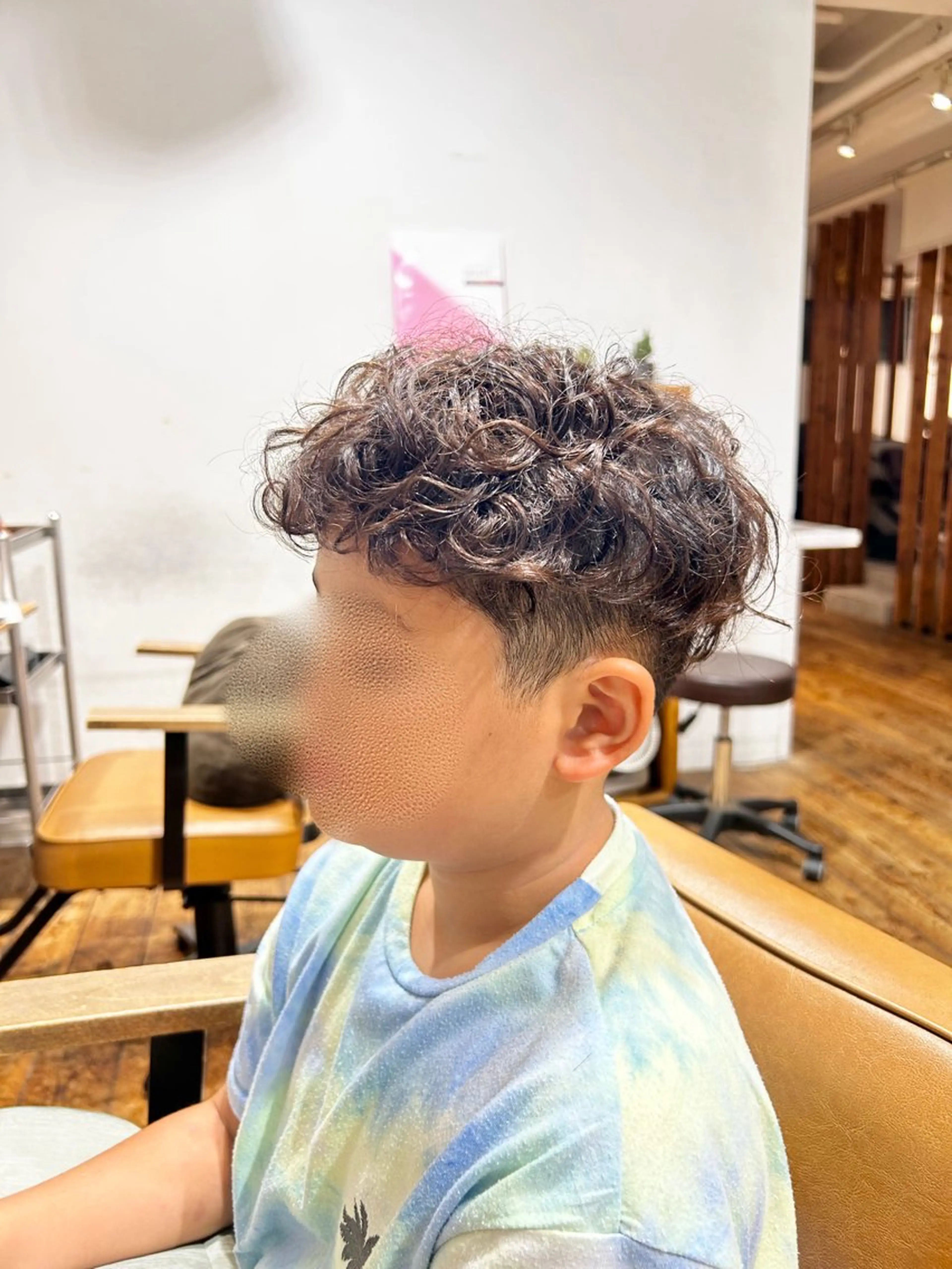 ミディアム パーマ メンズ スペインカール カット パーマ Koki☘️/ メンズ特化のヘアスタイル