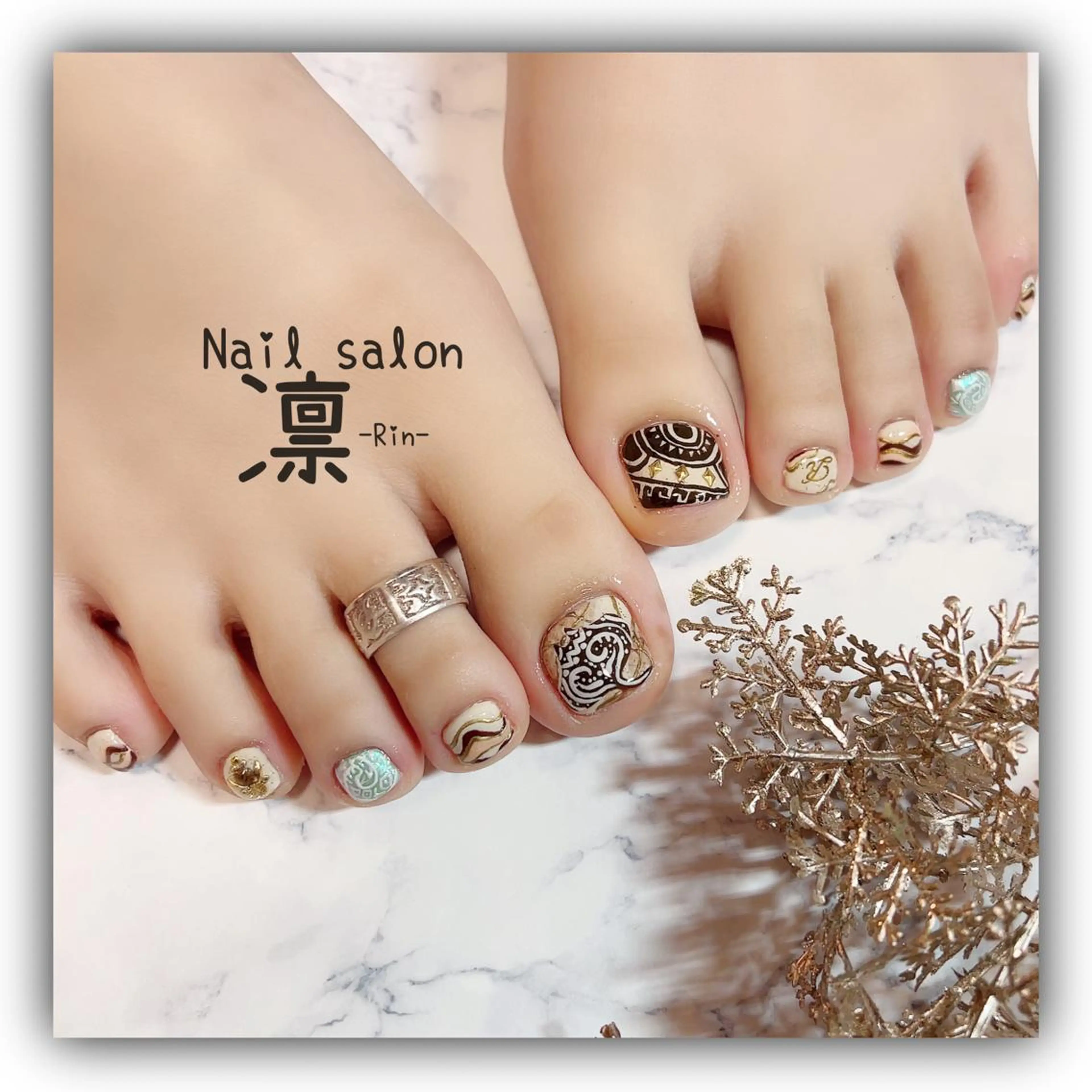 ネイル フットネイル private salon凛のネイルデザイン