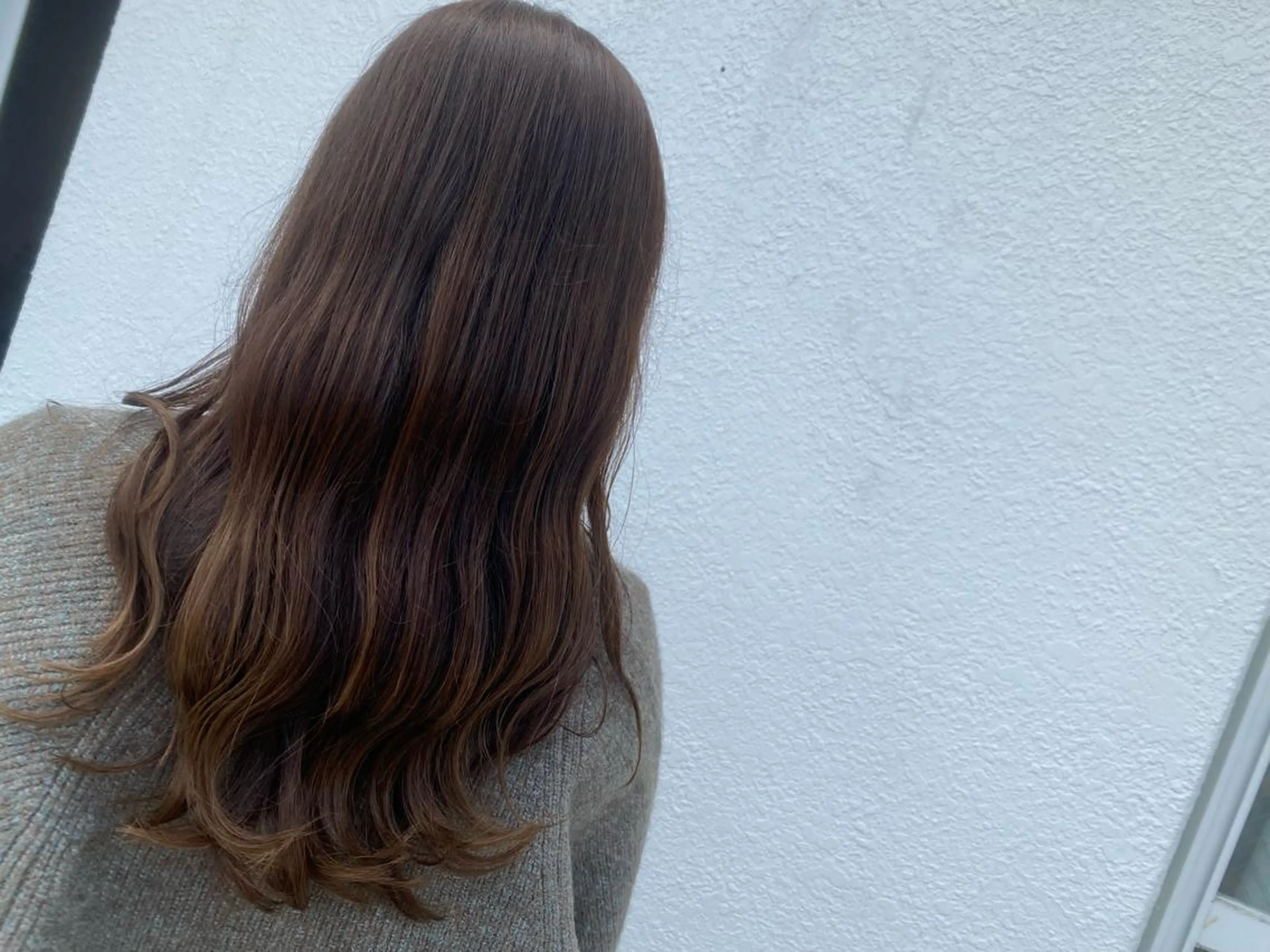 ロング カラー ブラウンカラー ショコラブラウン 艶カラー✨️髪質改善 名駅みゆのヘアスタイル