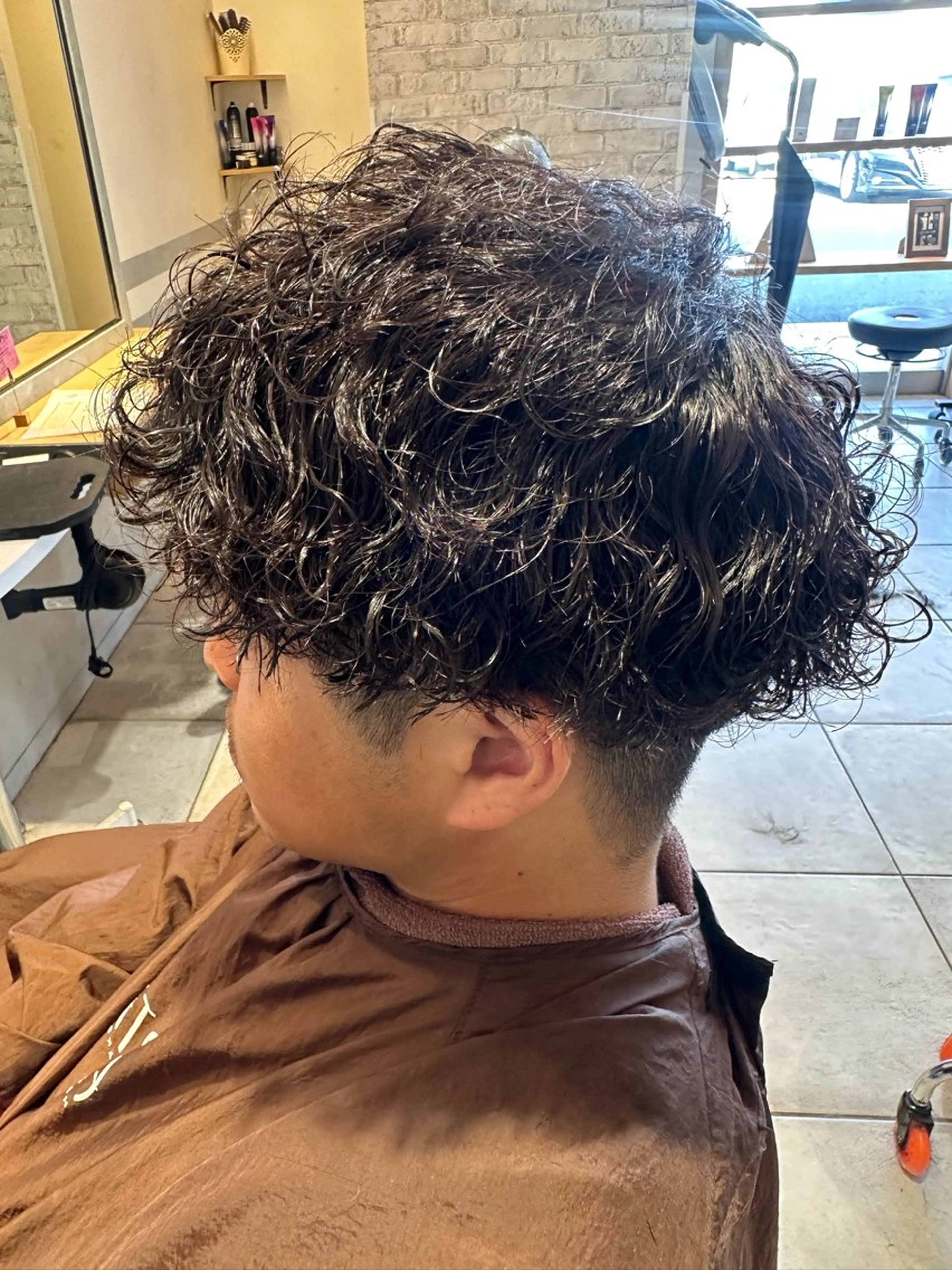 パーマ フクイ ミユのヘアスタイル