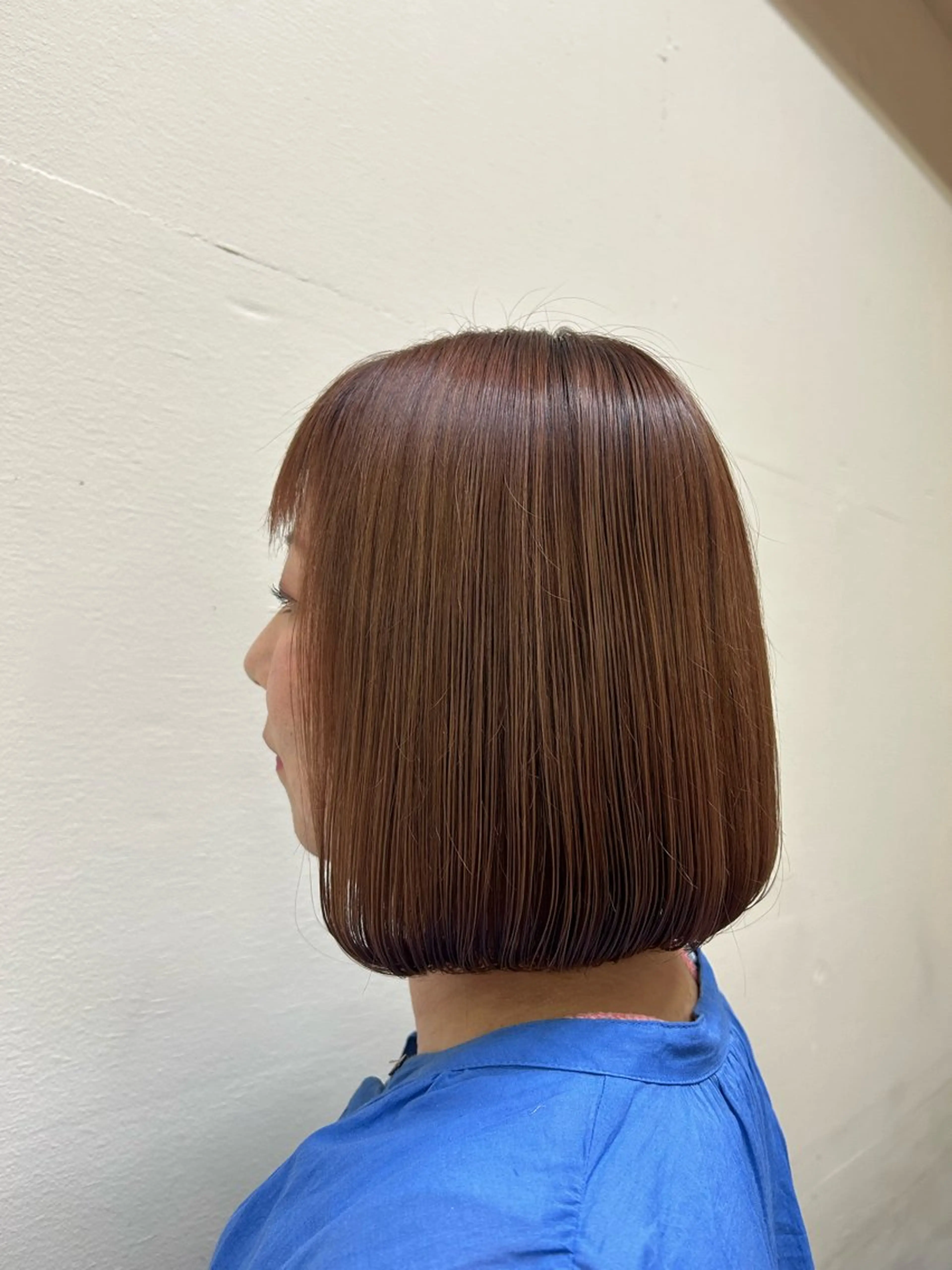 カラー ベージュカラー ピンクカラー ピンクベージュ 🍒おおさわ せいら🍒のヘアスタイル