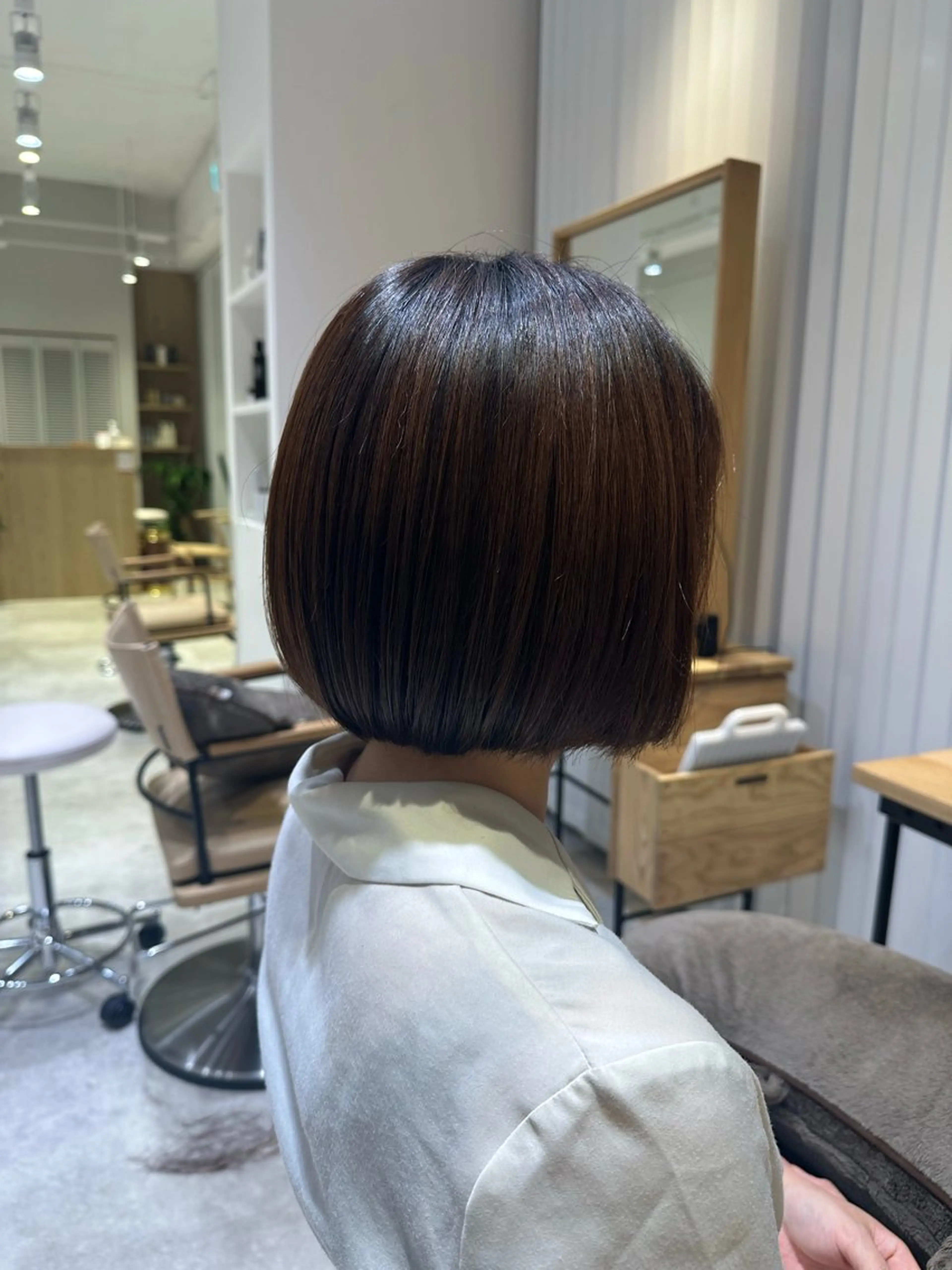 🌺肩上ワンレンカット🌺(シャンプー込み)の写真