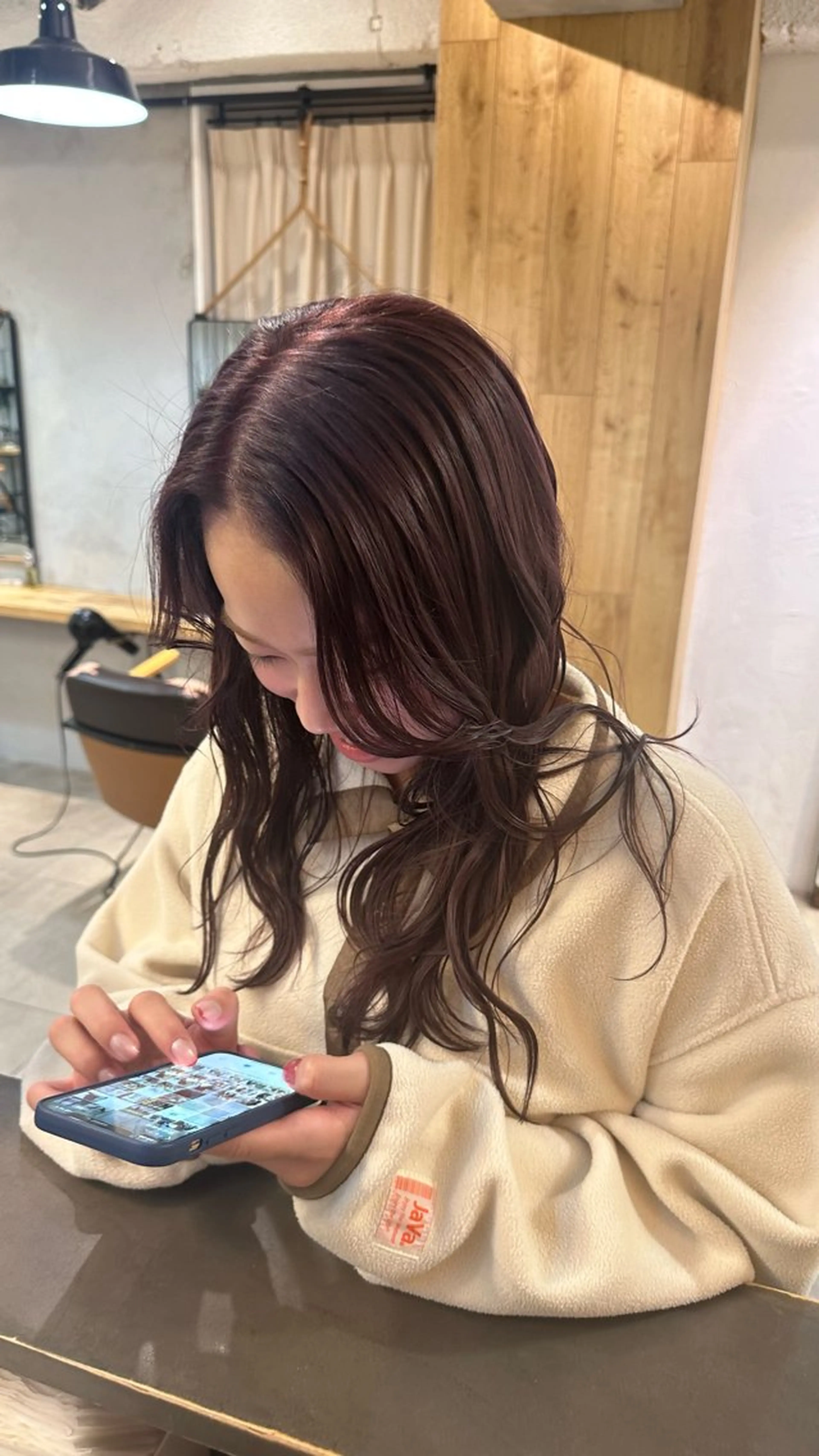 ミディアム カラー ヘアカラー トリートメント Lomalia Rukaのヘアスタイル