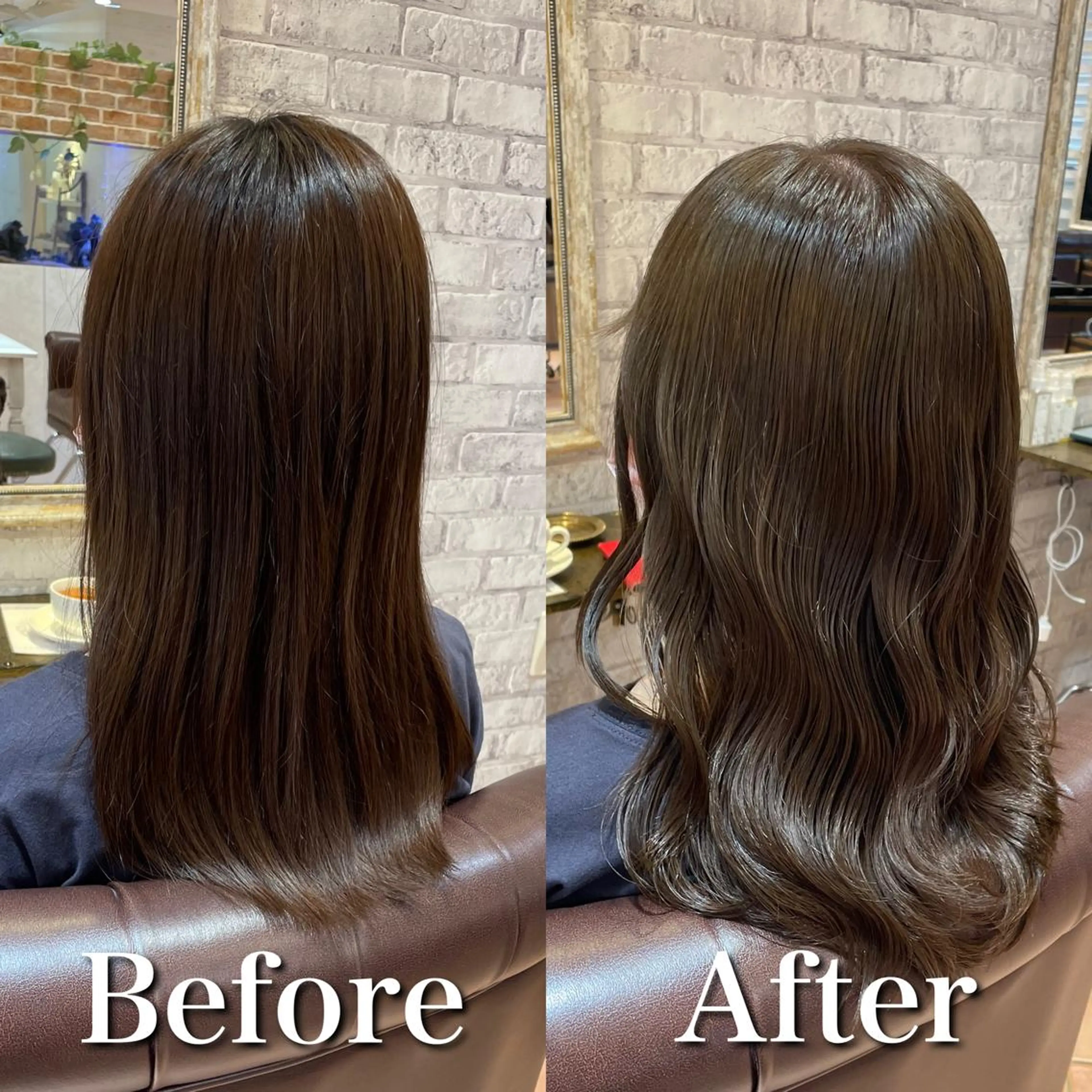 ミディアム カラー ミヤザキ タクトのヘアスタイル