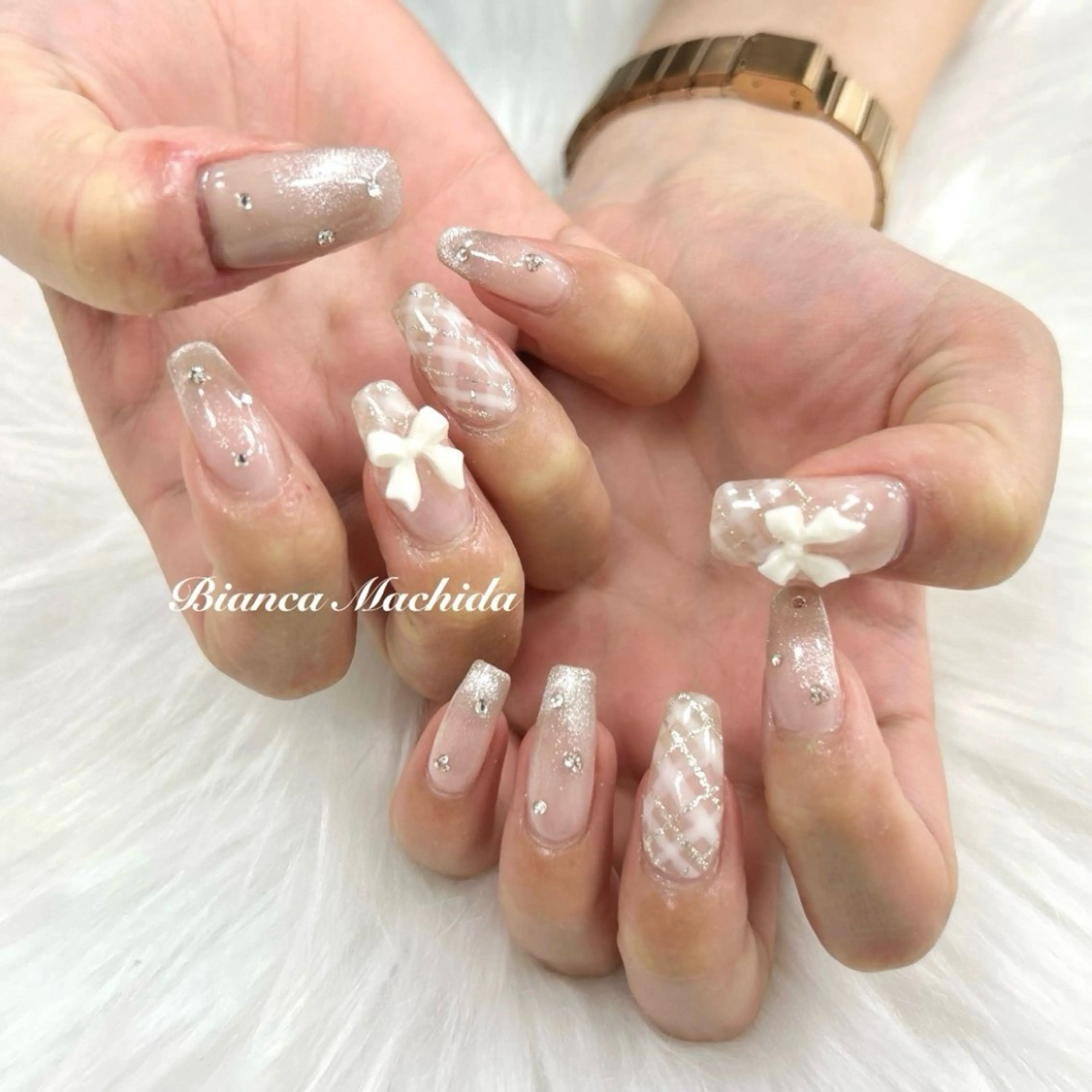ネイル ハンドネイル ハンドケア Bianca 🪽 Nakajimaのネイルデザイン