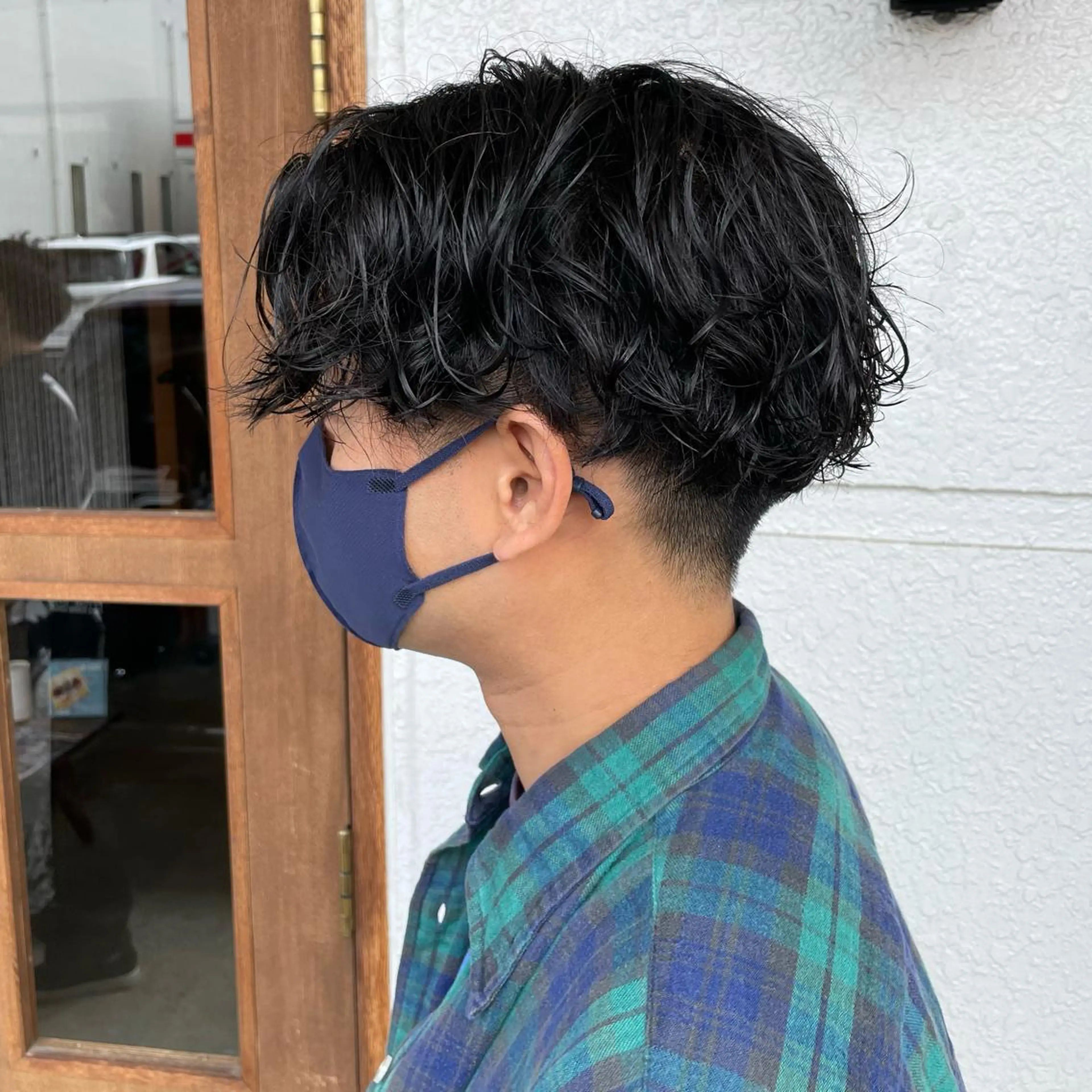 ショート パーマ メンズ メンズパーマ ツイストスパイラルパーマ スパイラルパーマ 渡邉 聖希のヘアスタイル