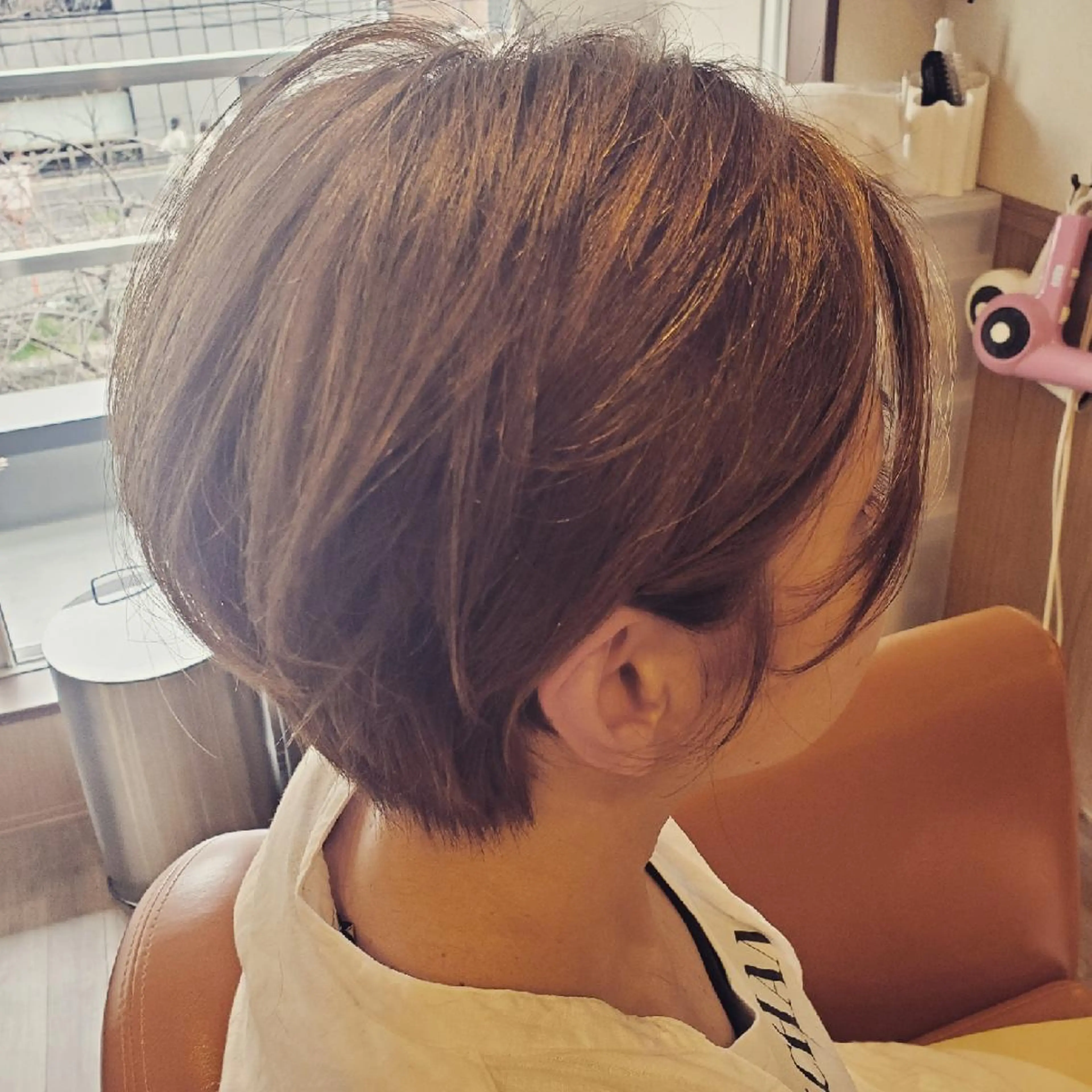 ショート カラー イルミナカラー 外国人風カラー ヘアカラー spa hair  ark 富井直美のヘアスタイル