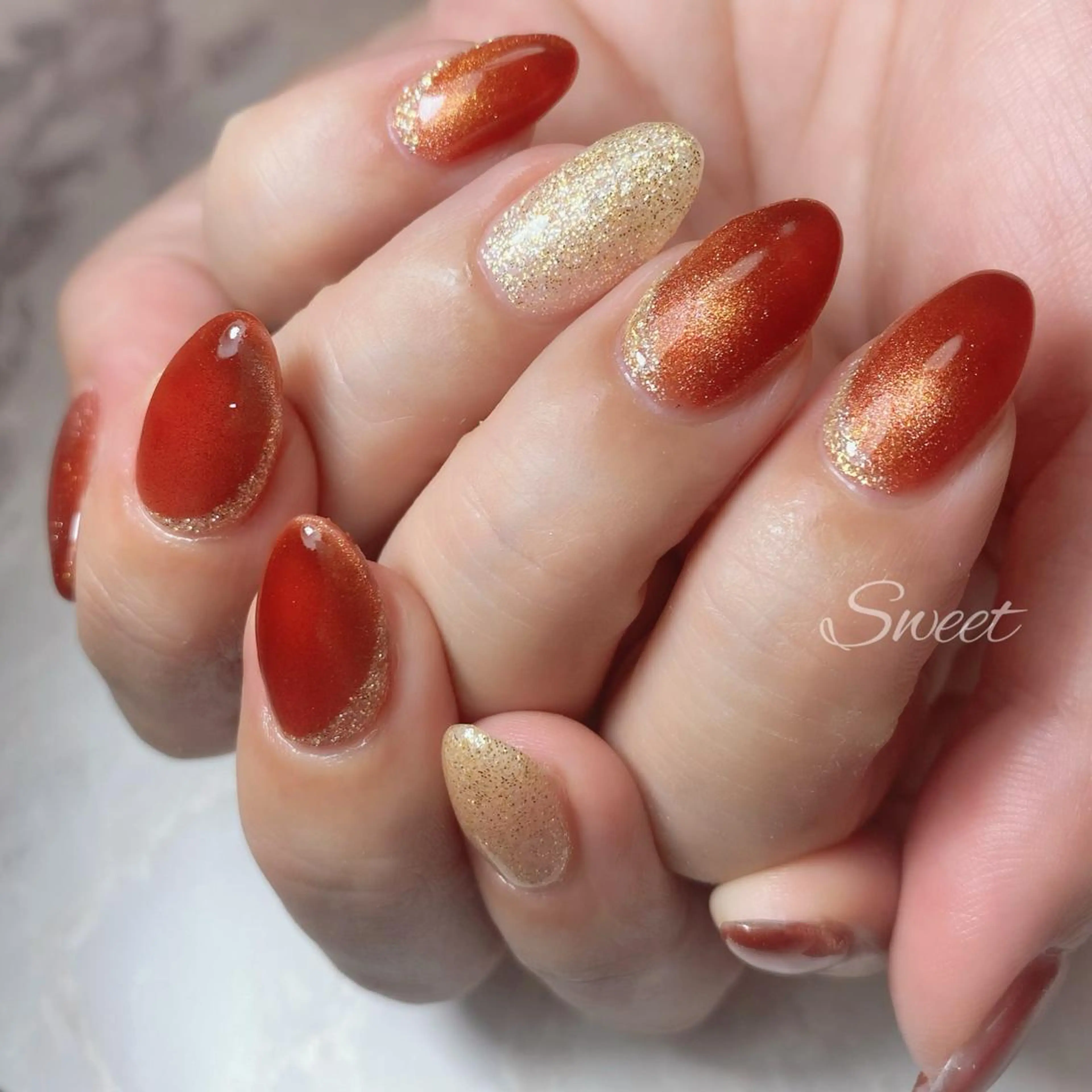 ネイル sweet 仲野陽子のネイルデザイン