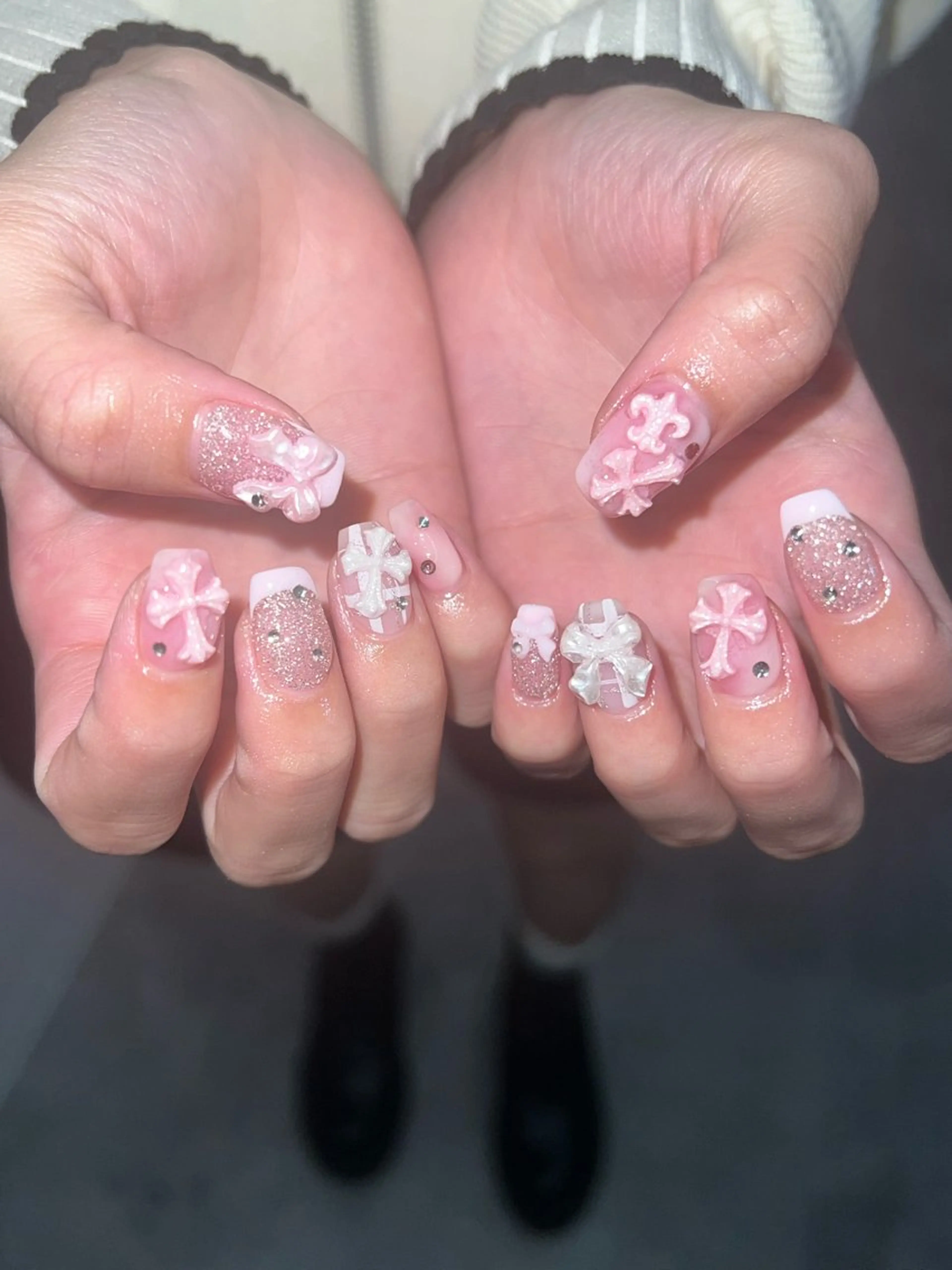 ネイル フラッシュネイル フレンチネイル ジェルネイル マグネットネイル ニュアンスネイル ハンドネイル ハンドケア Bana_ Nailのネイルデザイン