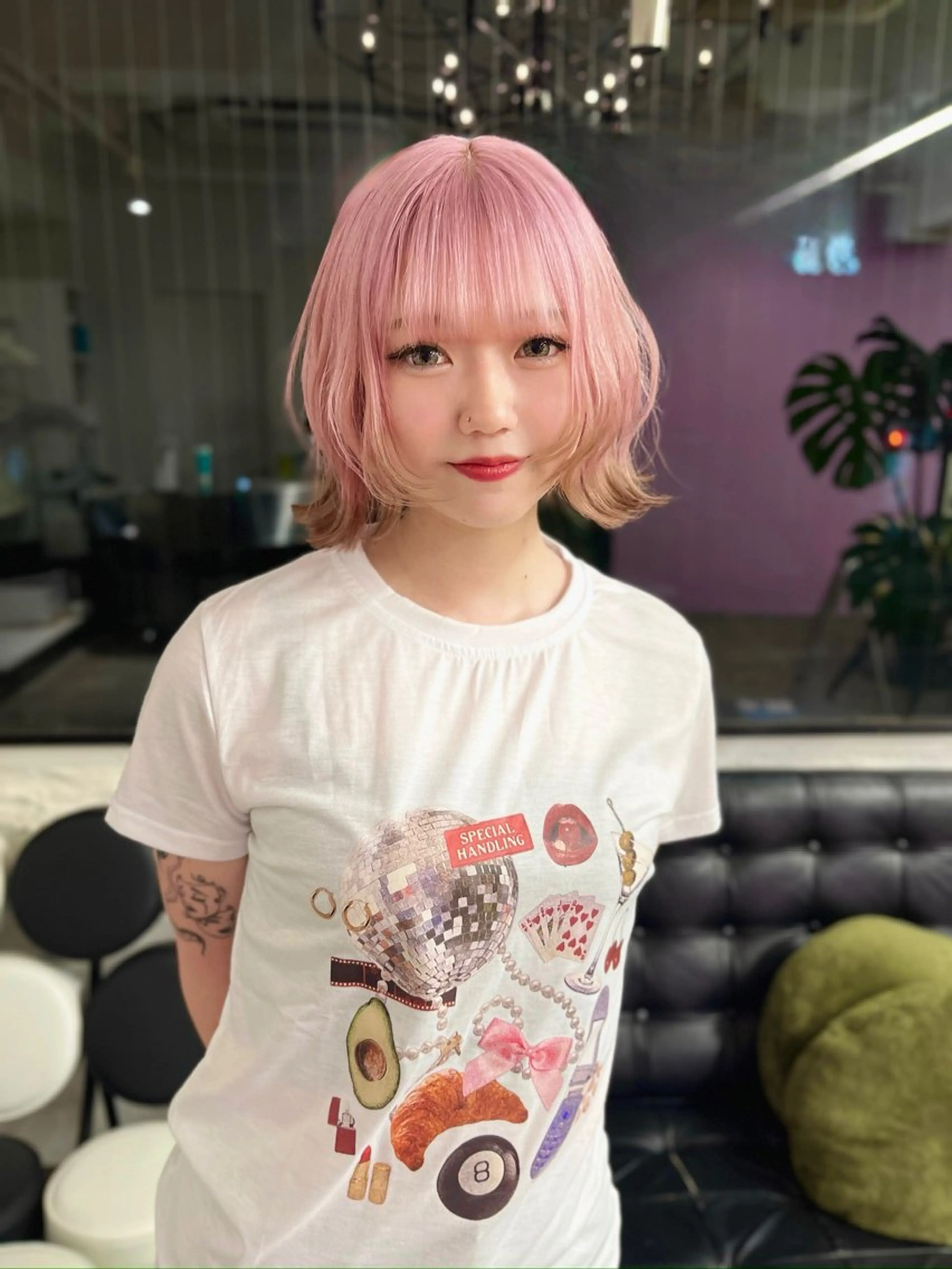 ショート カラー ブリーチ ケアブリーチ ハイトーンカラー ヘアカラー TOTA 唯一無二カラーのヘアスタイル