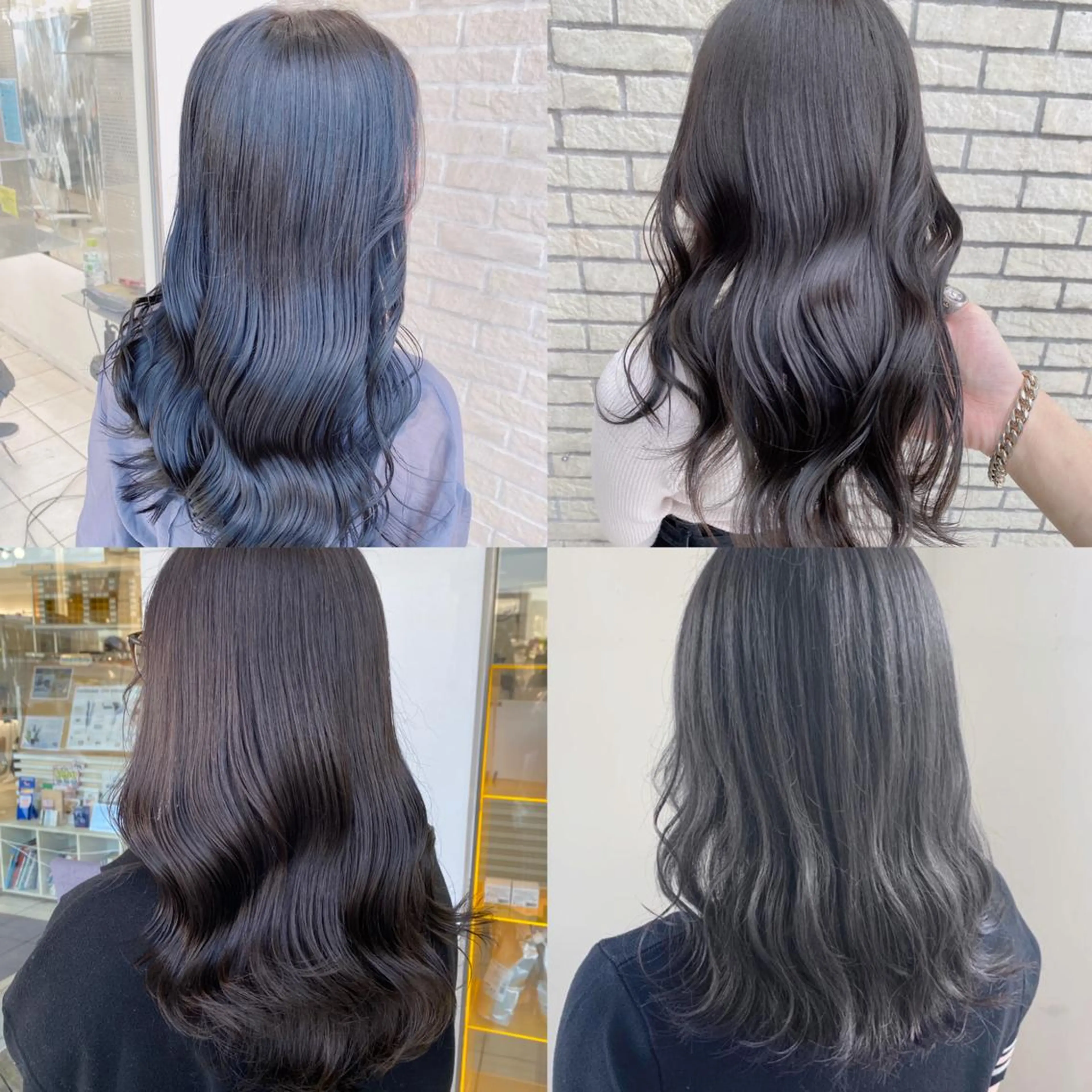 セミロング カラー セミロングパーマ ベージュカラー ブリーチ ブラウンカラー グレージュ ヘアカラー トリートメント 艶髪レイヤー屋さん 大澤竜馬のヘアスタイル