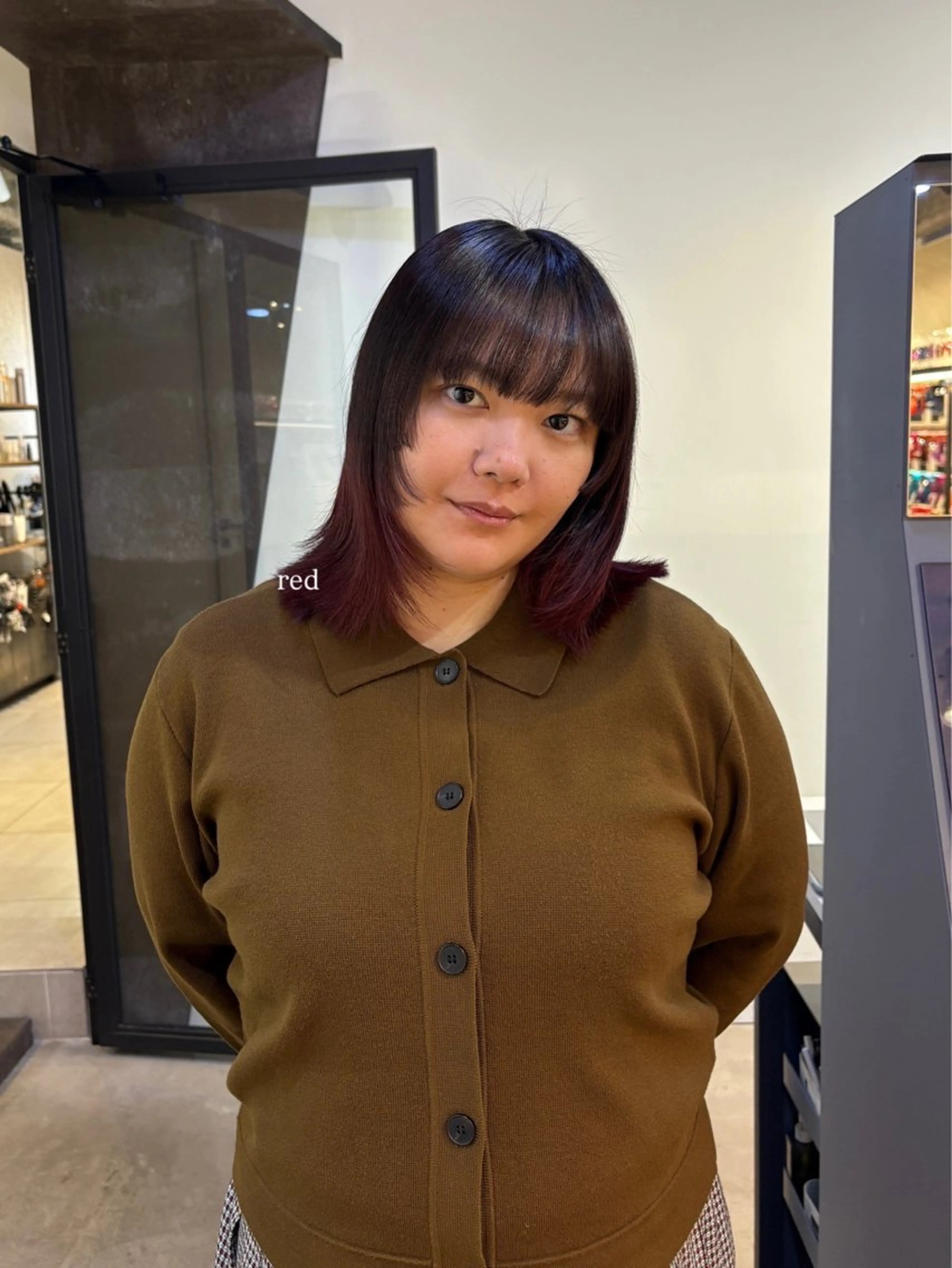 ミディアム カラー ヘアカラー SEAM所属・いぶ /札幌美容師のヘアスタイル