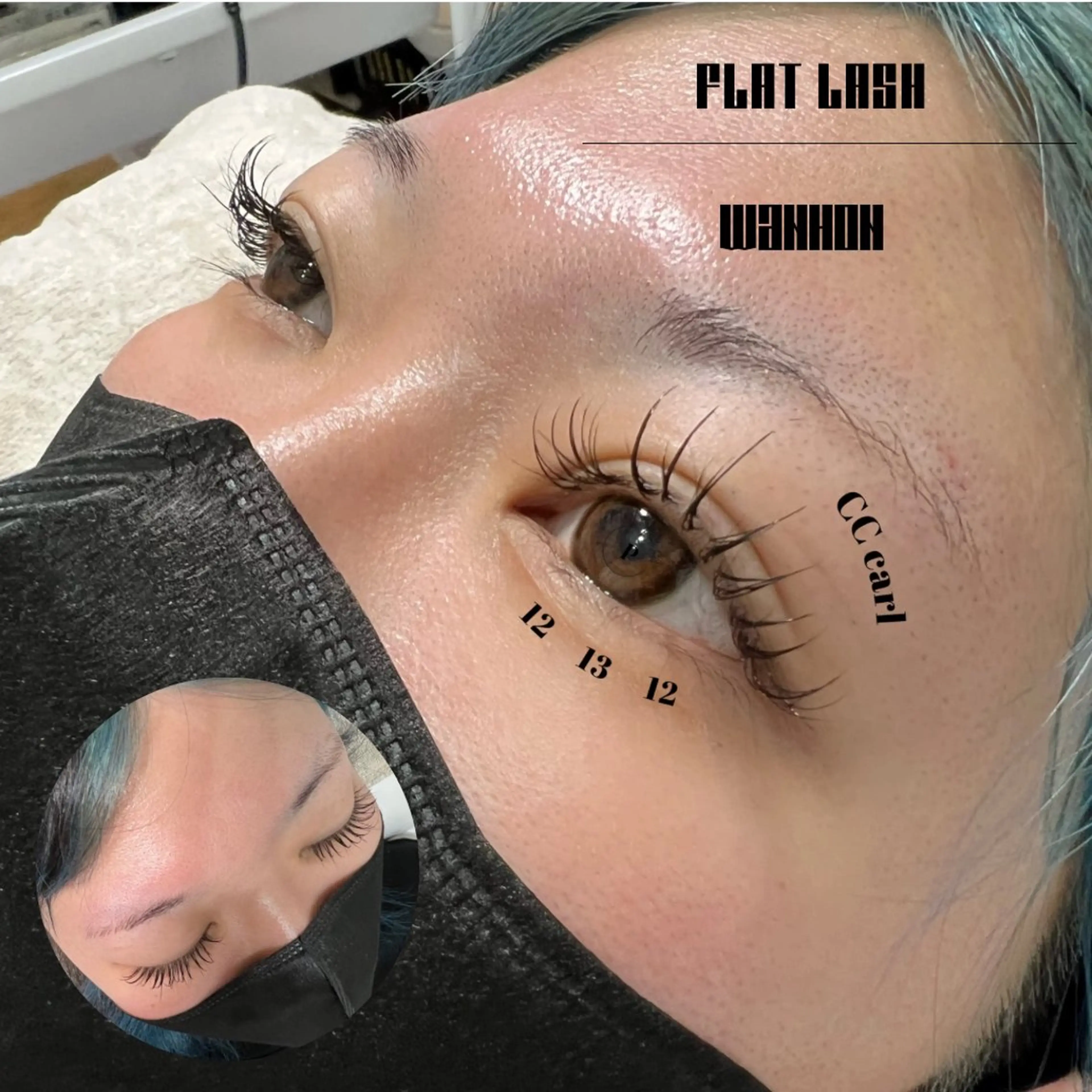 マツエク・マツパ 束感まつ毛 ワンホンマツエク マツエク eyelash presh yukaのマツエク・マツパデザイン