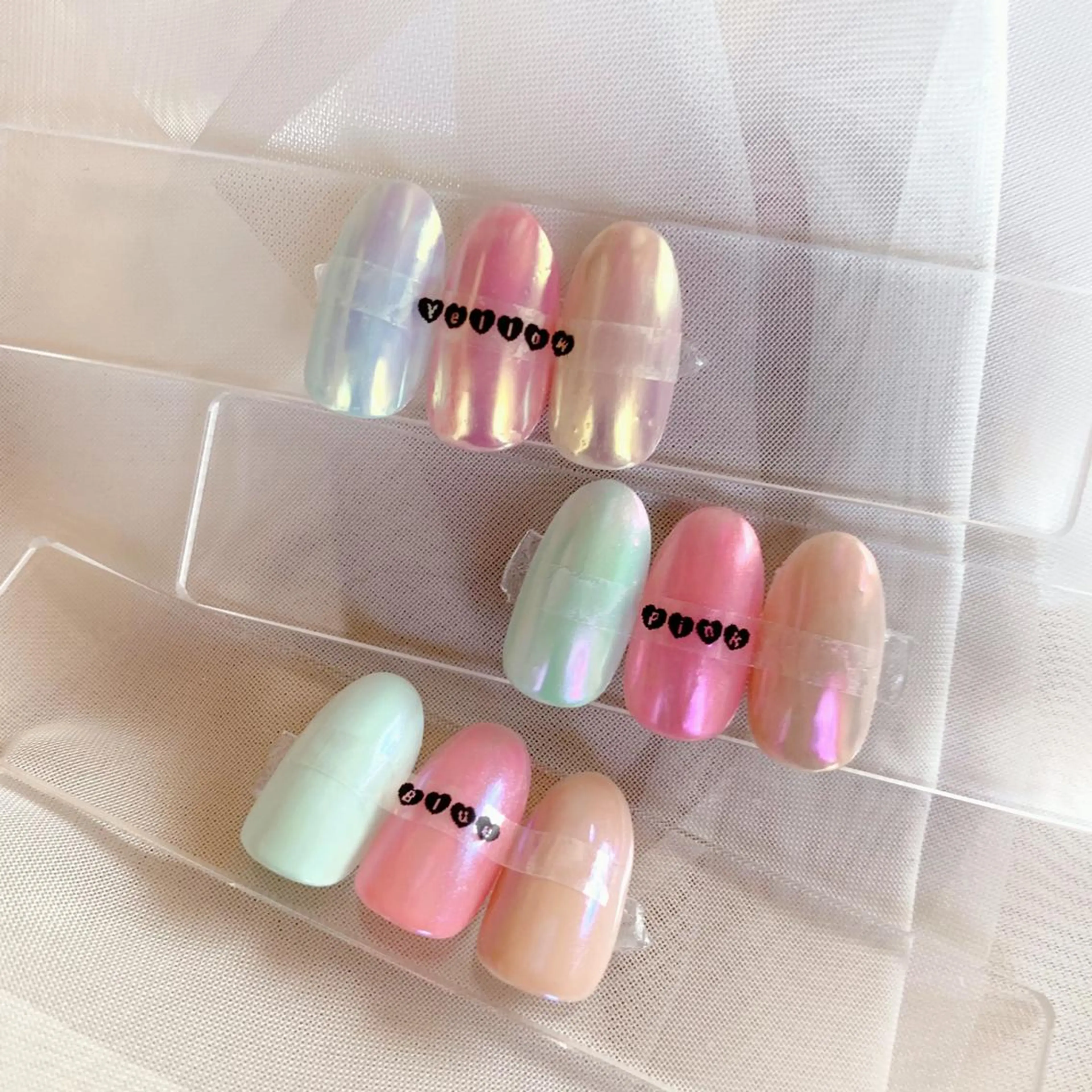 ミディアム pllia beautyのネイルデザイン