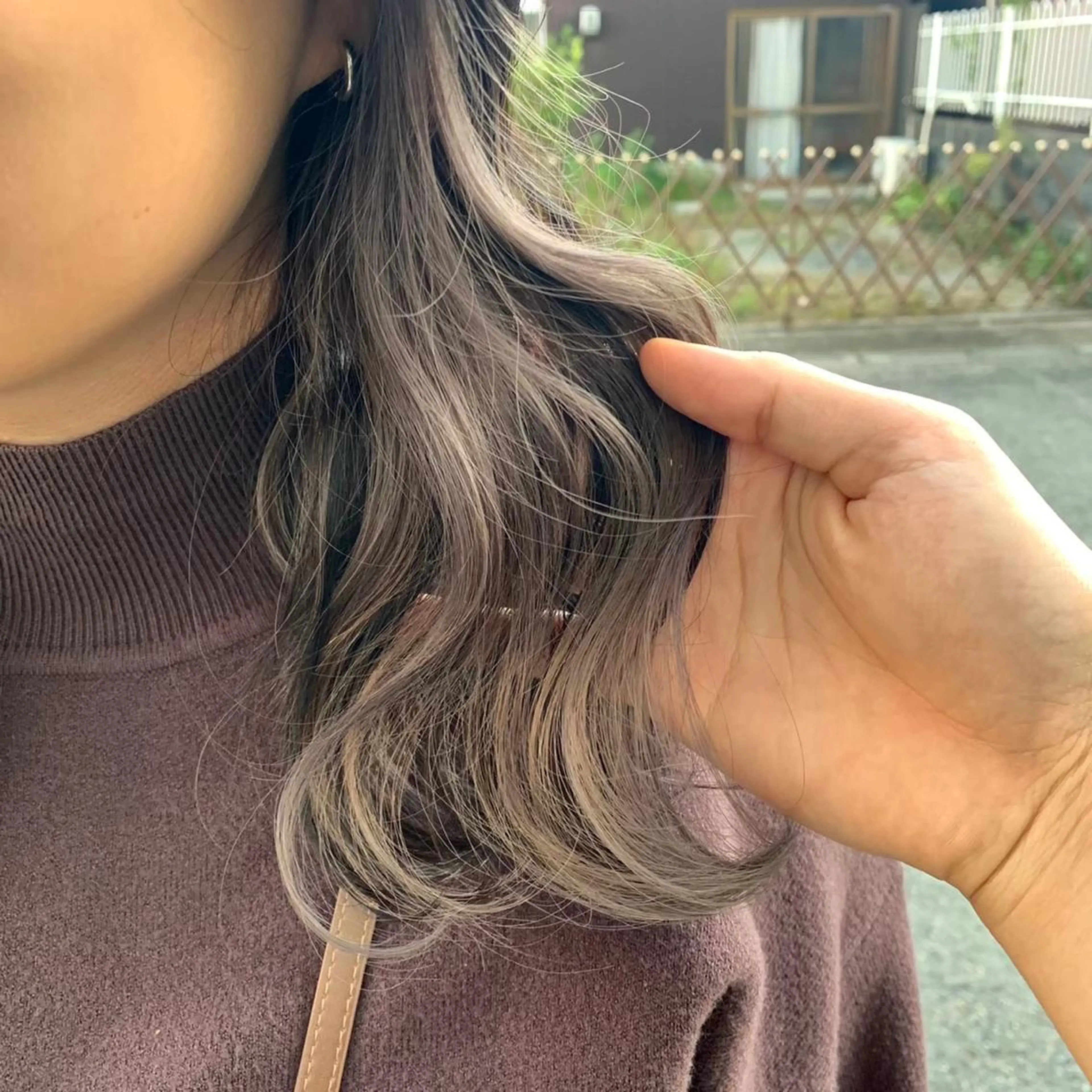 ミディアム カラー カット ヘアカラー le. pidorgeのヘアスタイル