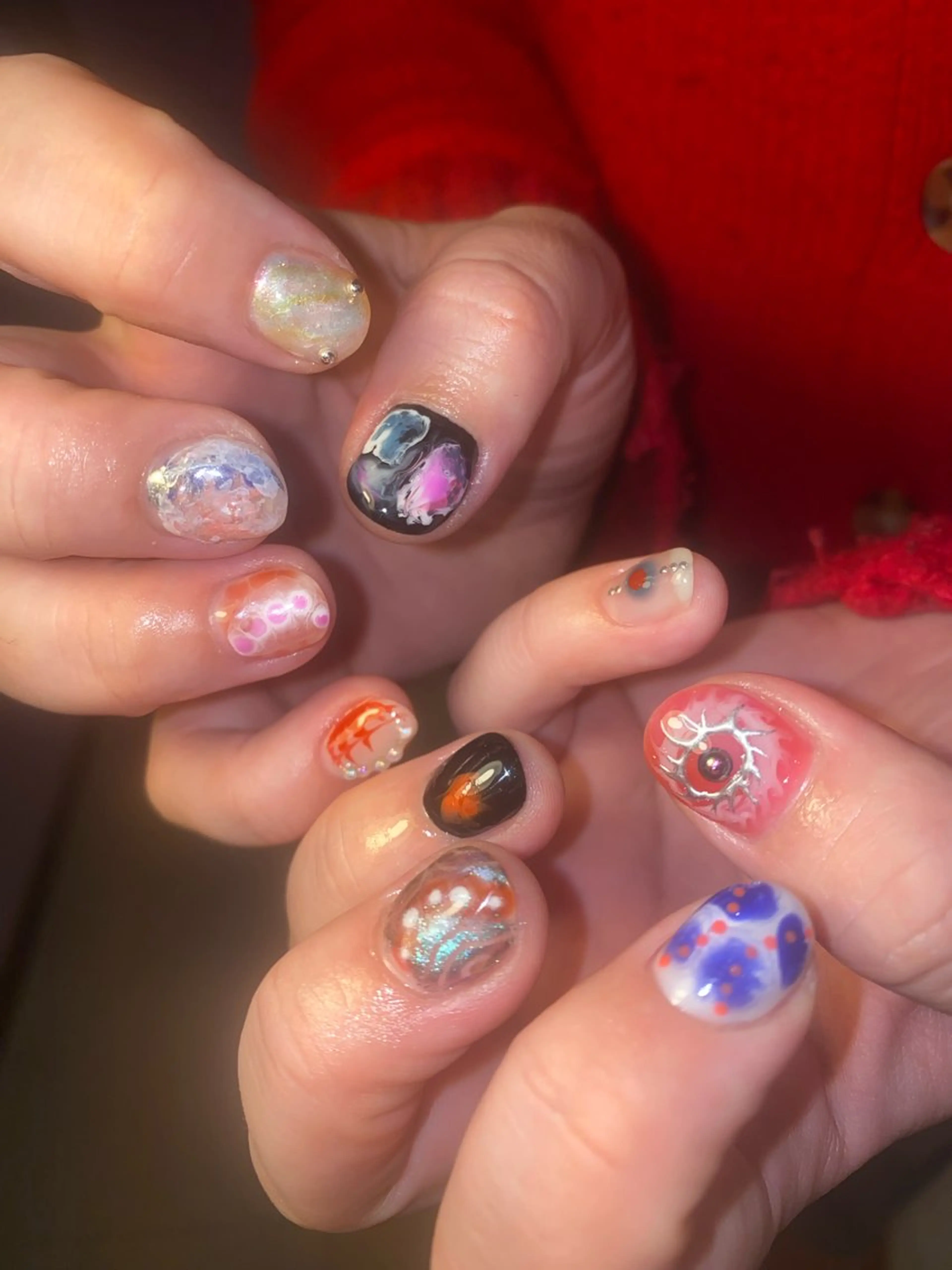 ネイル ハンドネイル NICO nail　三軒茶屋店　ネイル＆アイラッシュ所属・oichan 𖦹°‧のネイルデザイン