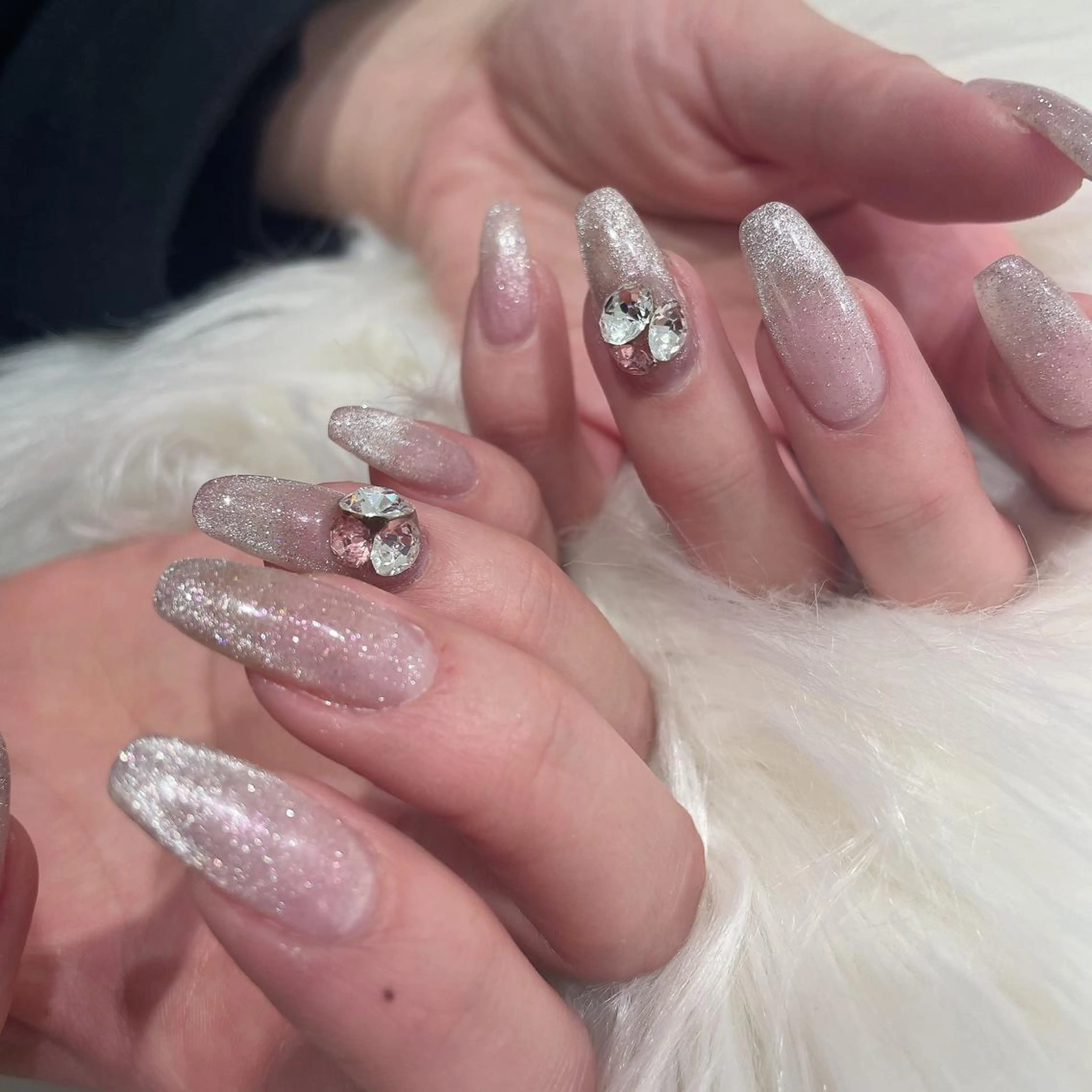 ネイル フレンチネイル マグネットネイル マグネットフレンチ private EMILIA/横浜のネイルデザイン