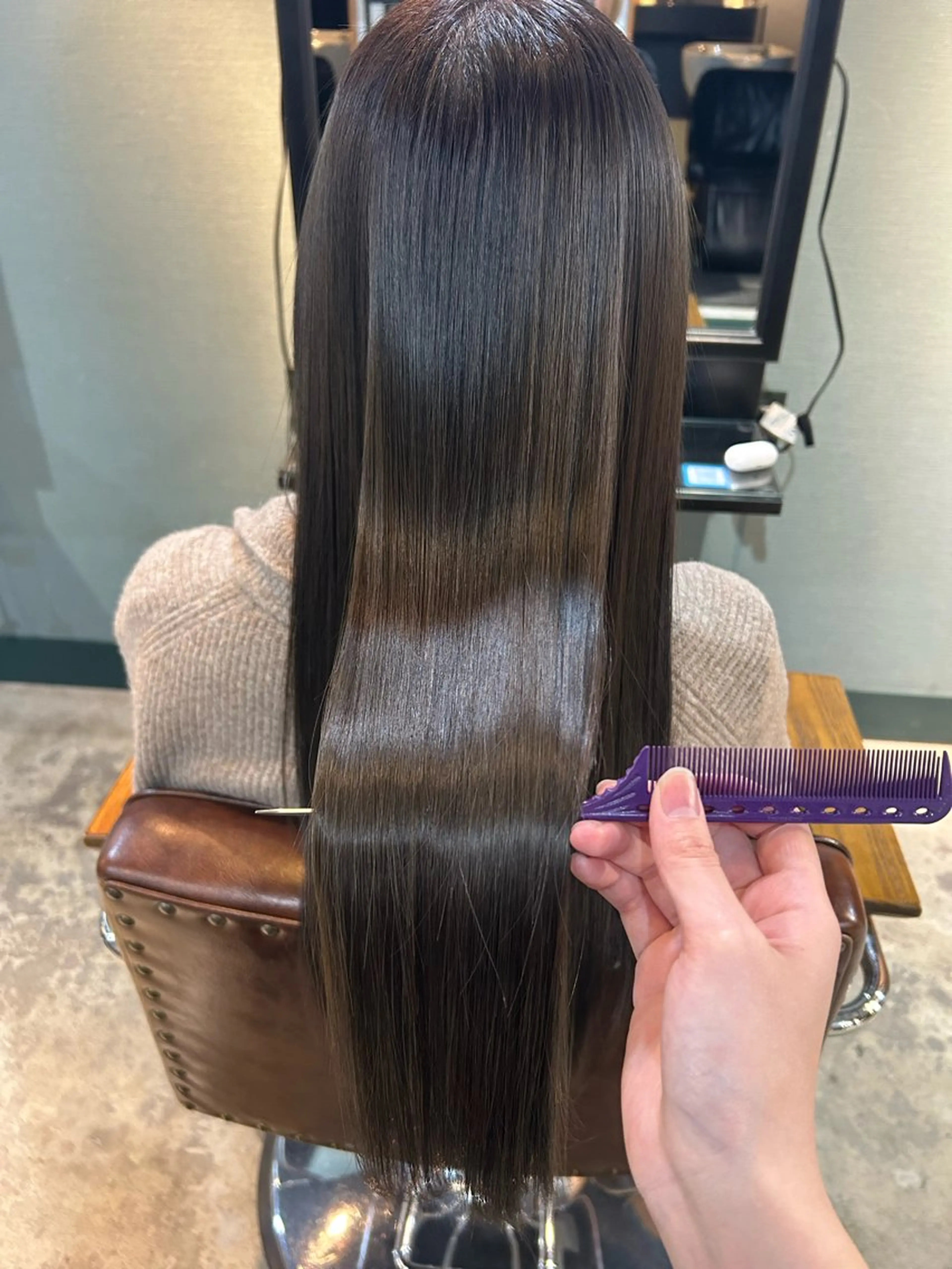 ロング カラー カット ヘアカラー トリートメント Hair Design Collet Ginza【ヘアデザイン コレット ギンザ】所属・𝐒𝐇𝐔𝐑𝐈 🦋艶カラー🦋のヘアスタイル