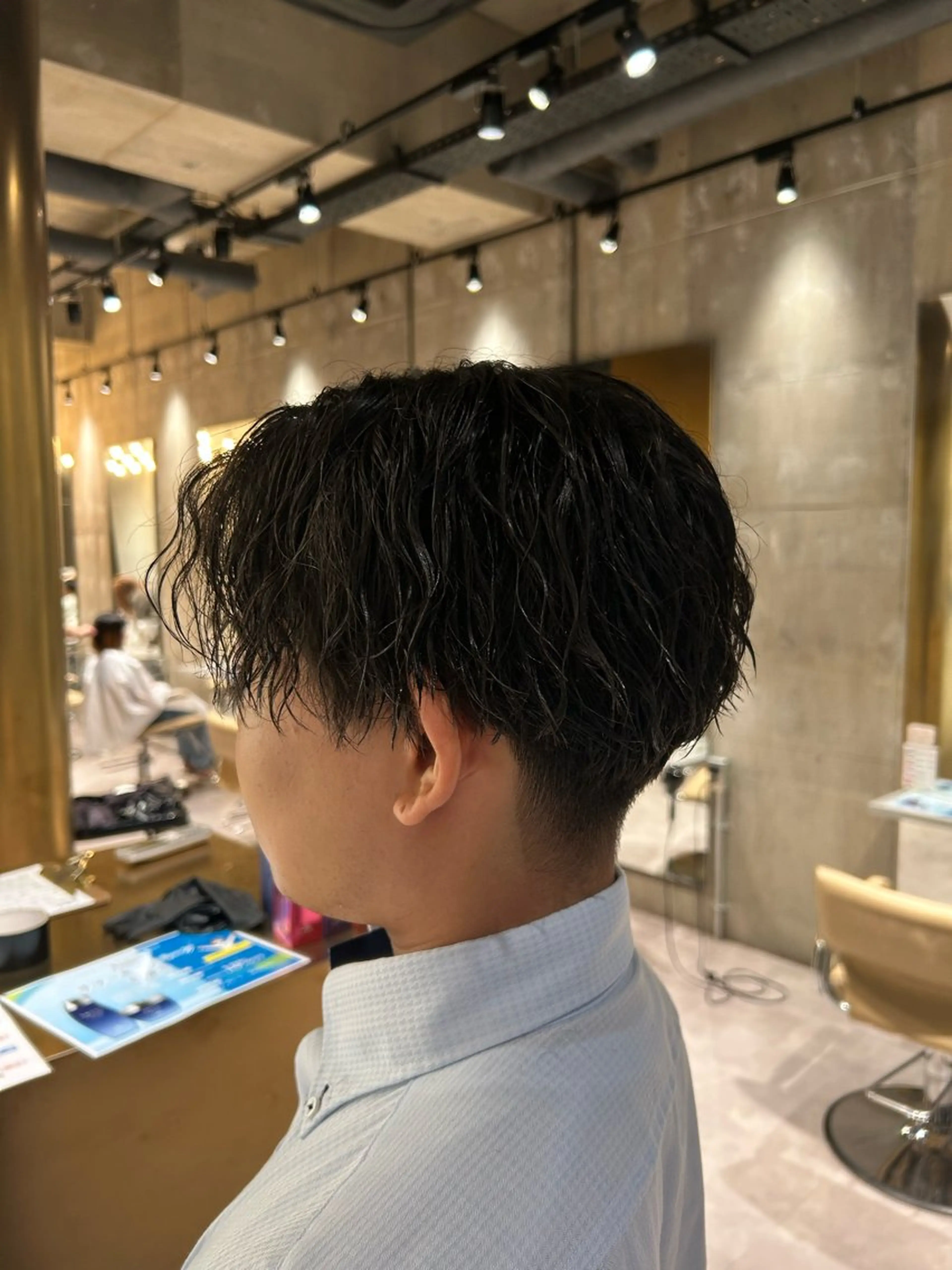パーマ メンズ カット パーマ 無料ショートモデル 募集✔️SEIYAのヘアスタイル