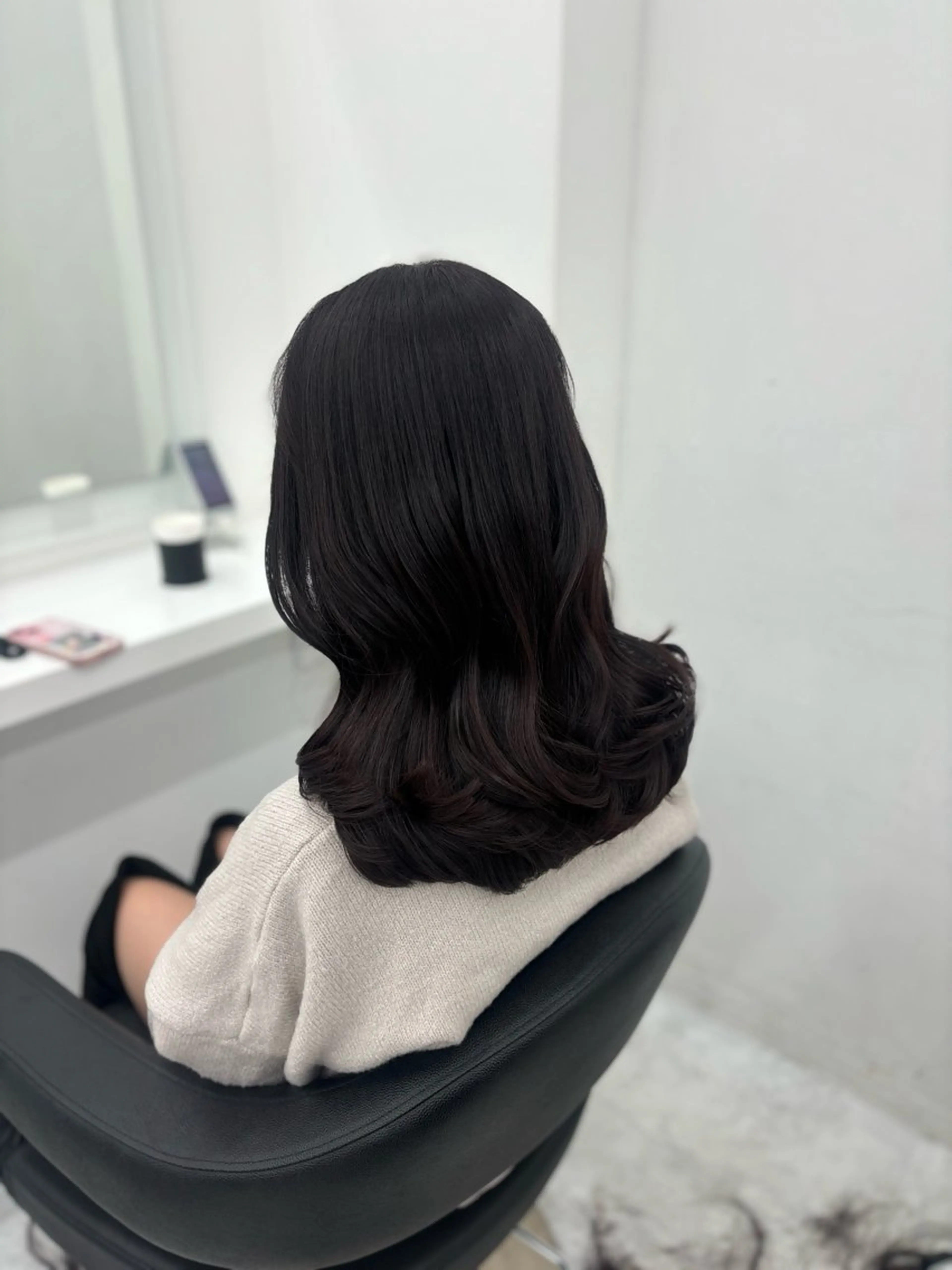 セミロング カラー ヘアカラー トリートメント 🤍レイヤー/顔周り 暖色hirari🤍のヘアスタイル