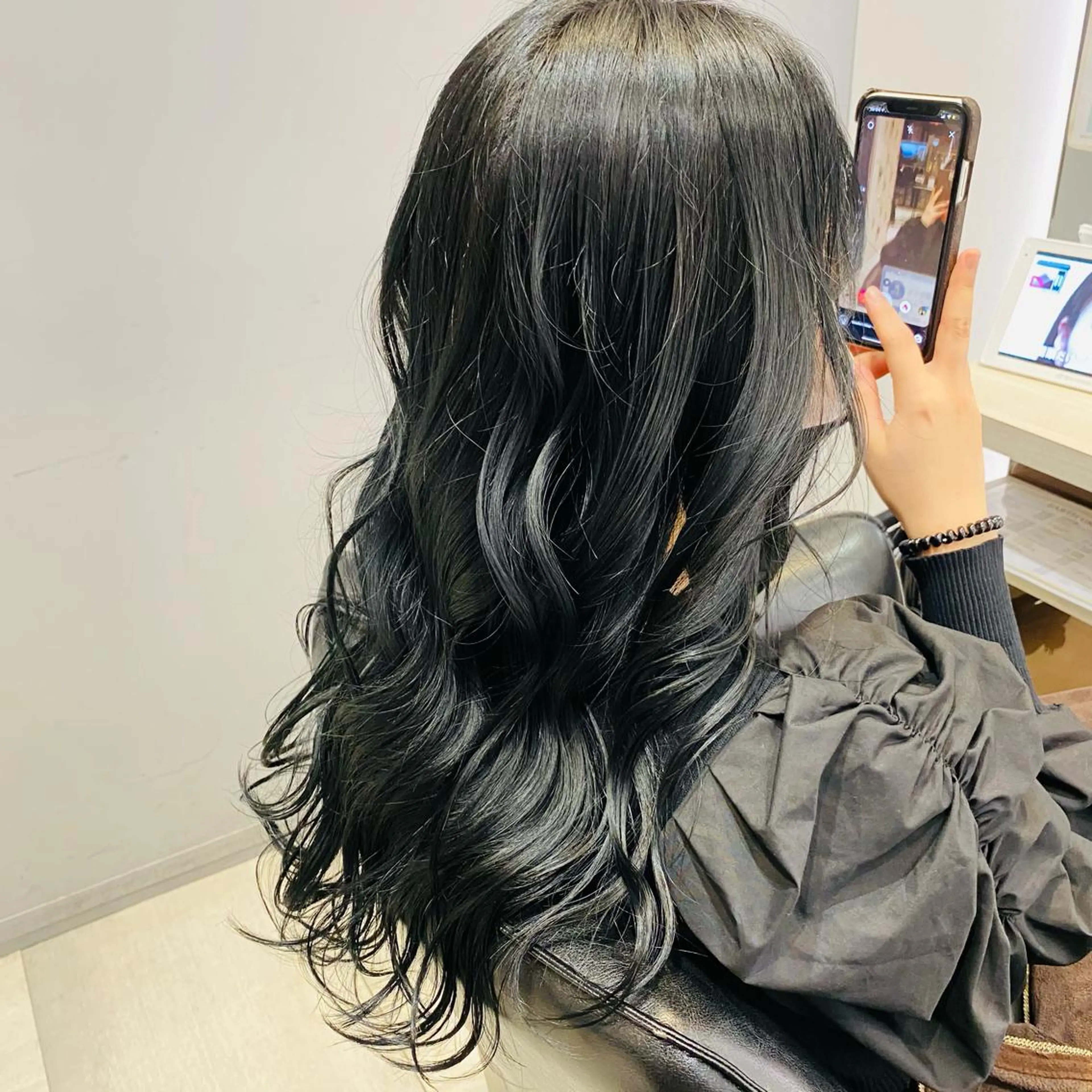 セミロング カラー EARTH湘南台店 ⭐️モリモトのヘアスタイル