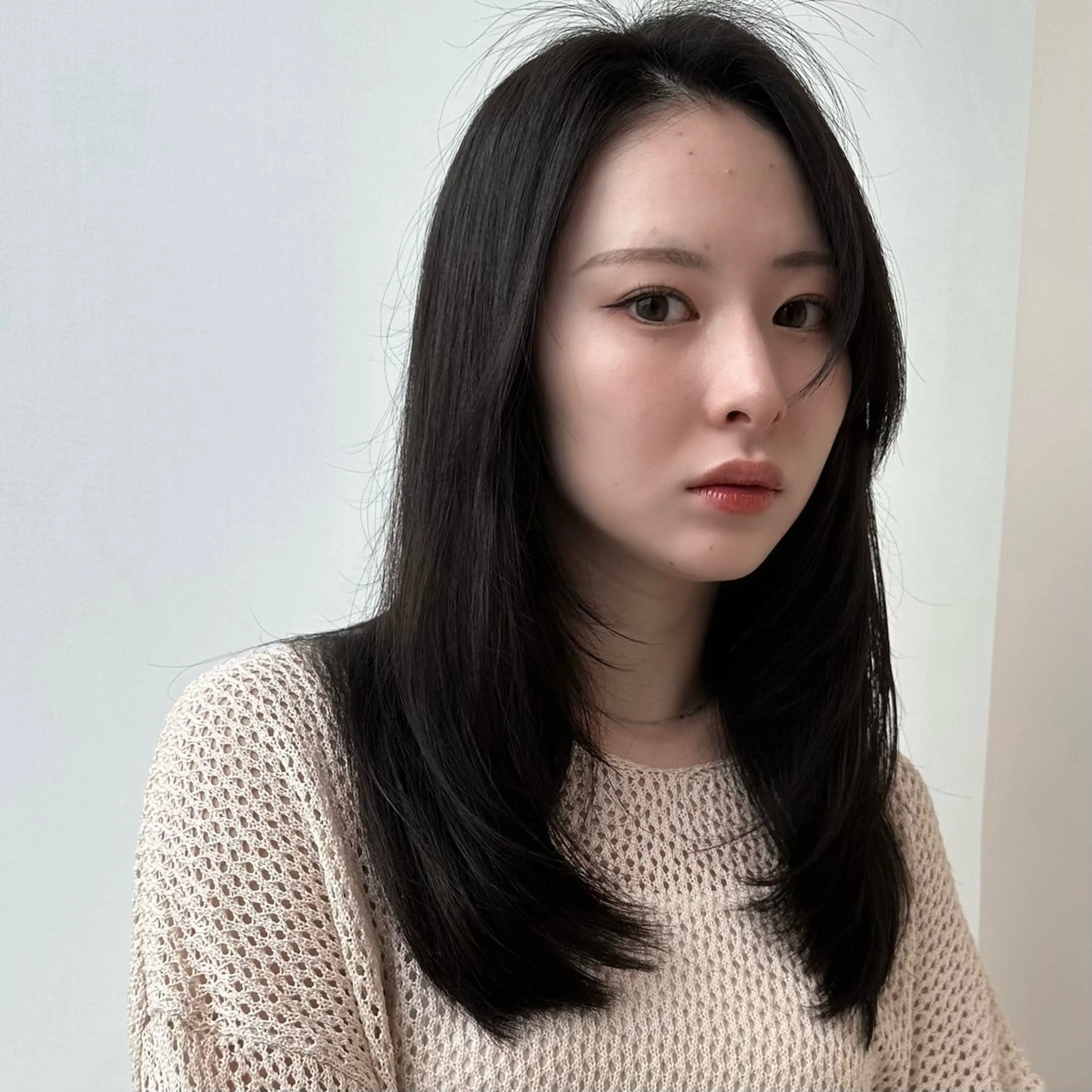 セミロング カラー レイヤーカット 似合わせカット レイヤー/顔周り /透明感🩶高橋大のヘアスタイル