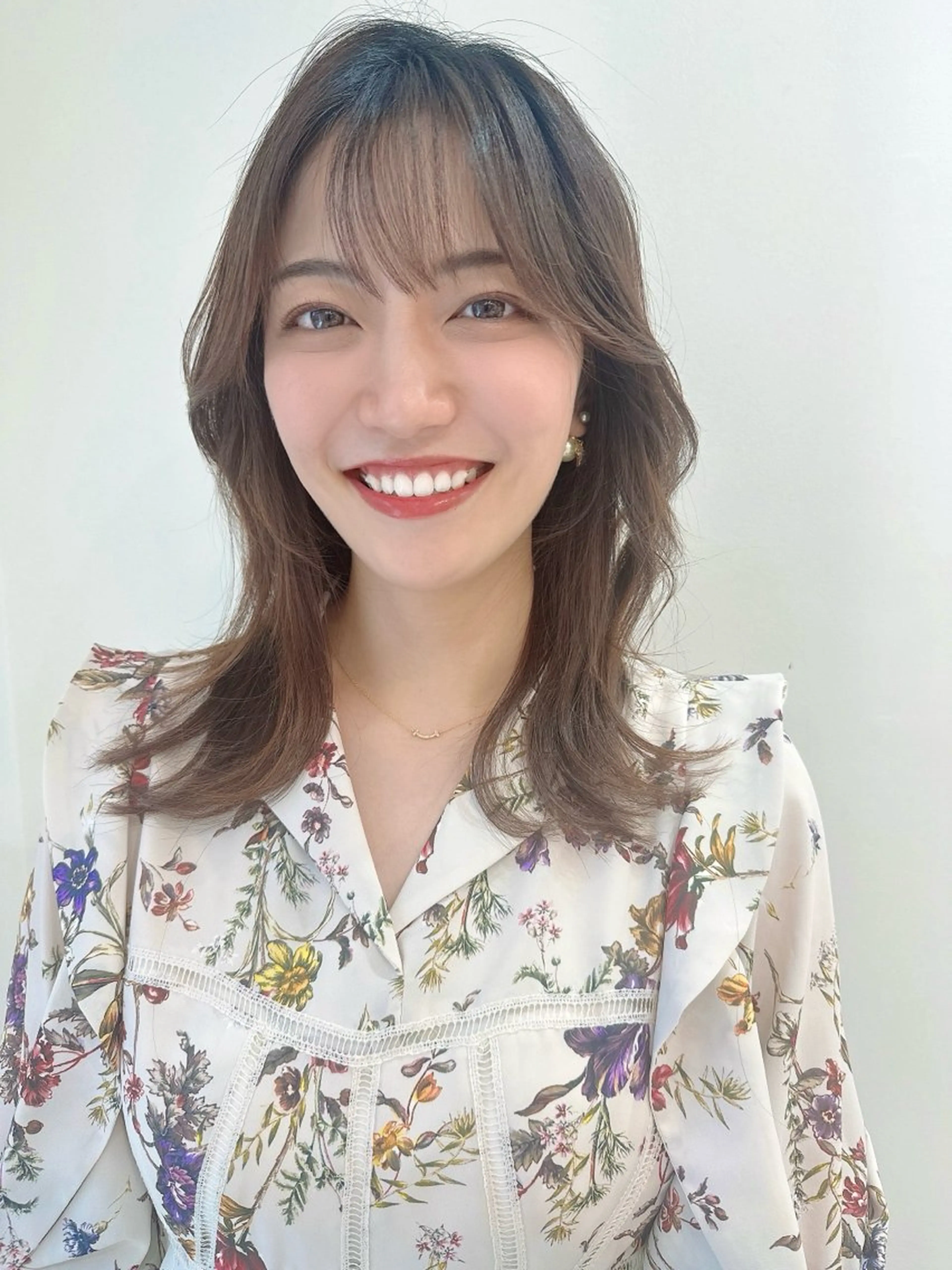 ミディアム カラー カット ヘアカラー トリートメント Cloe所属・久世 聡のヘアスタイル
