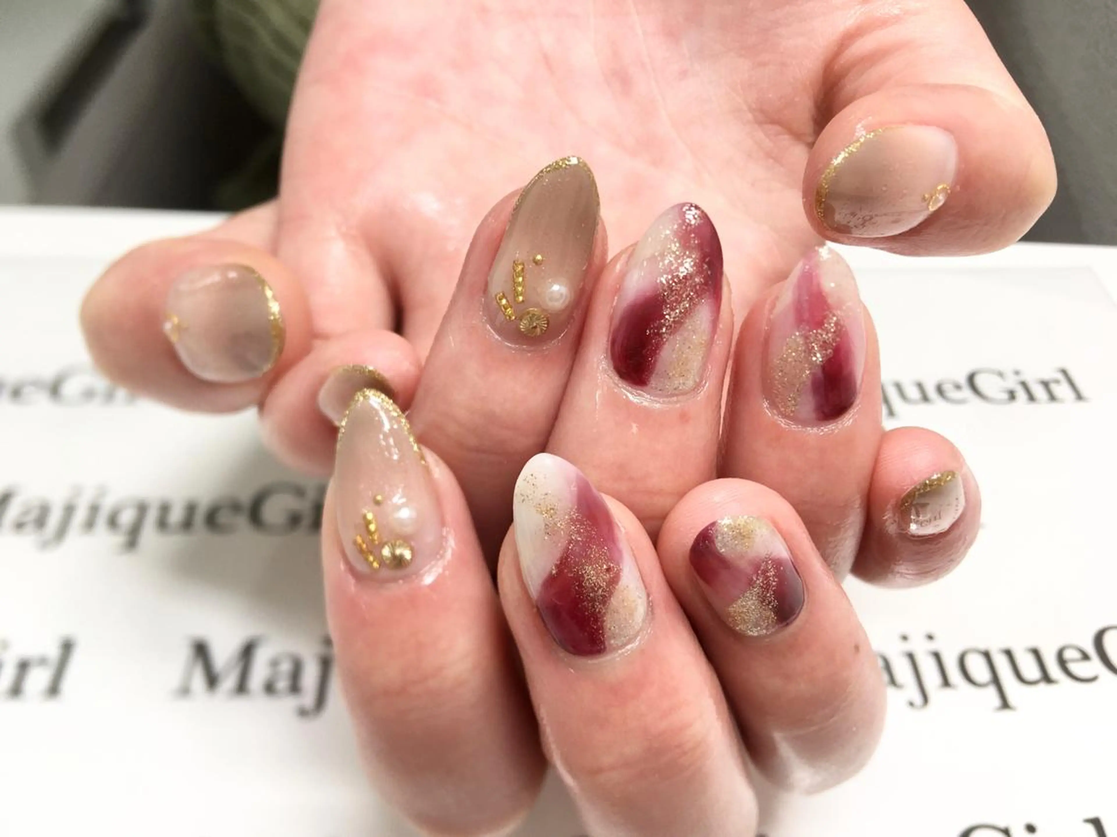 ネイル ニュアンスネイル 🌸Nail&Eye KAKU🌸のネイルデザイン