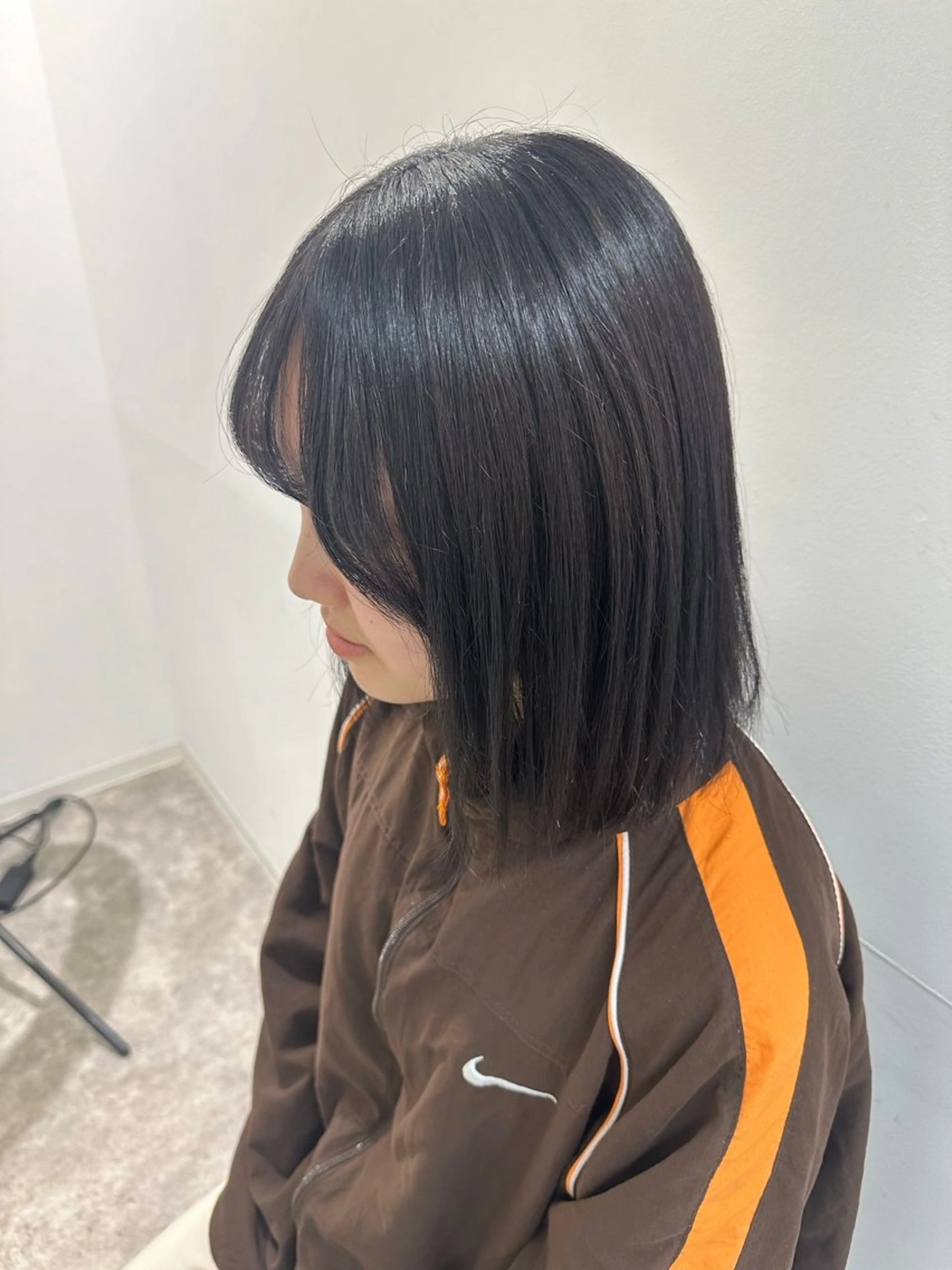 ミディアム カラー ヘアカラー トリートメント ✂️無料カットモデル ✂️佐々木悠月のヘアスタイル