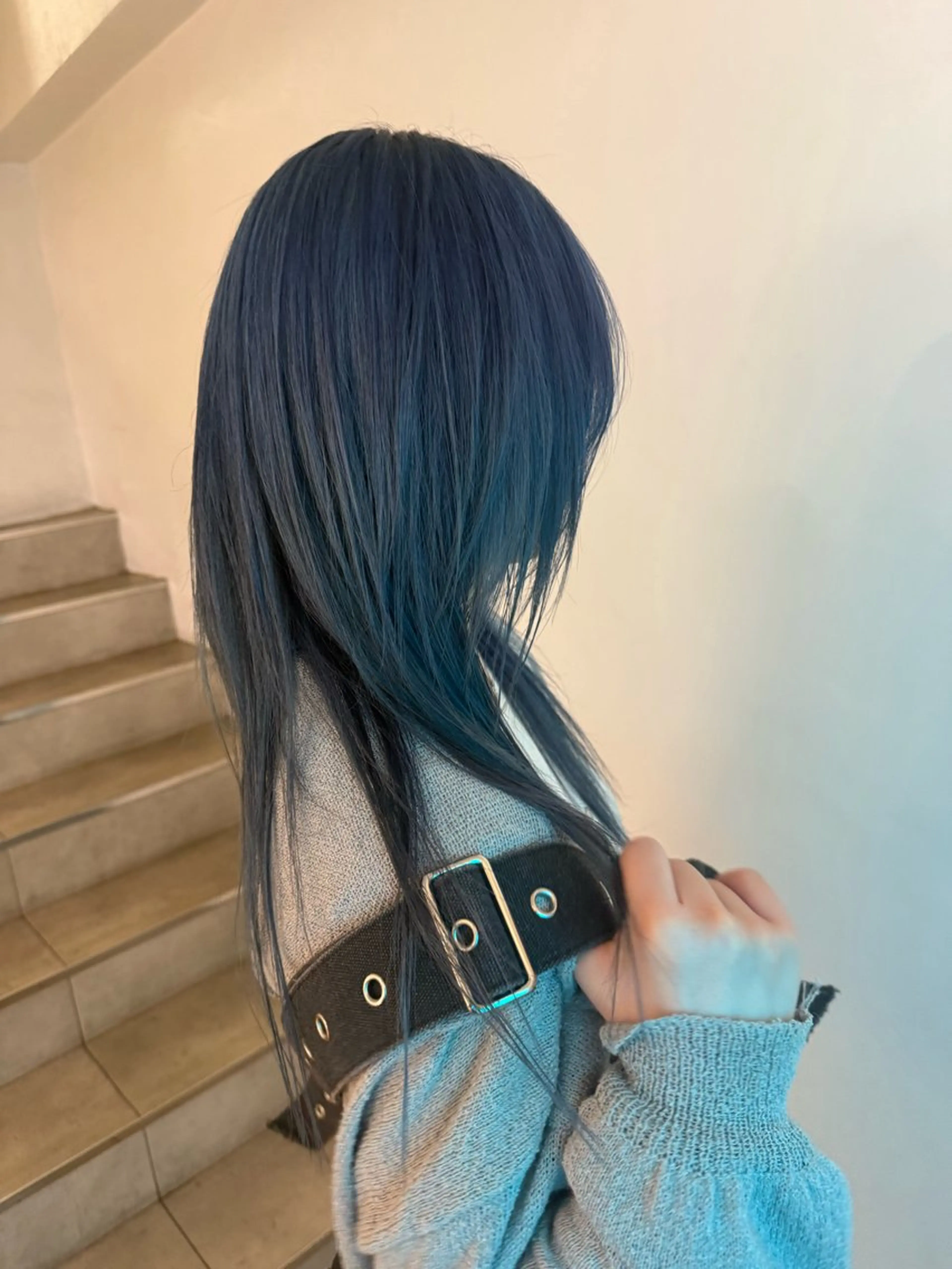 ロング カラー ハイトーンデザイン 🪐·˚⌖MIHOのヘアスタイル