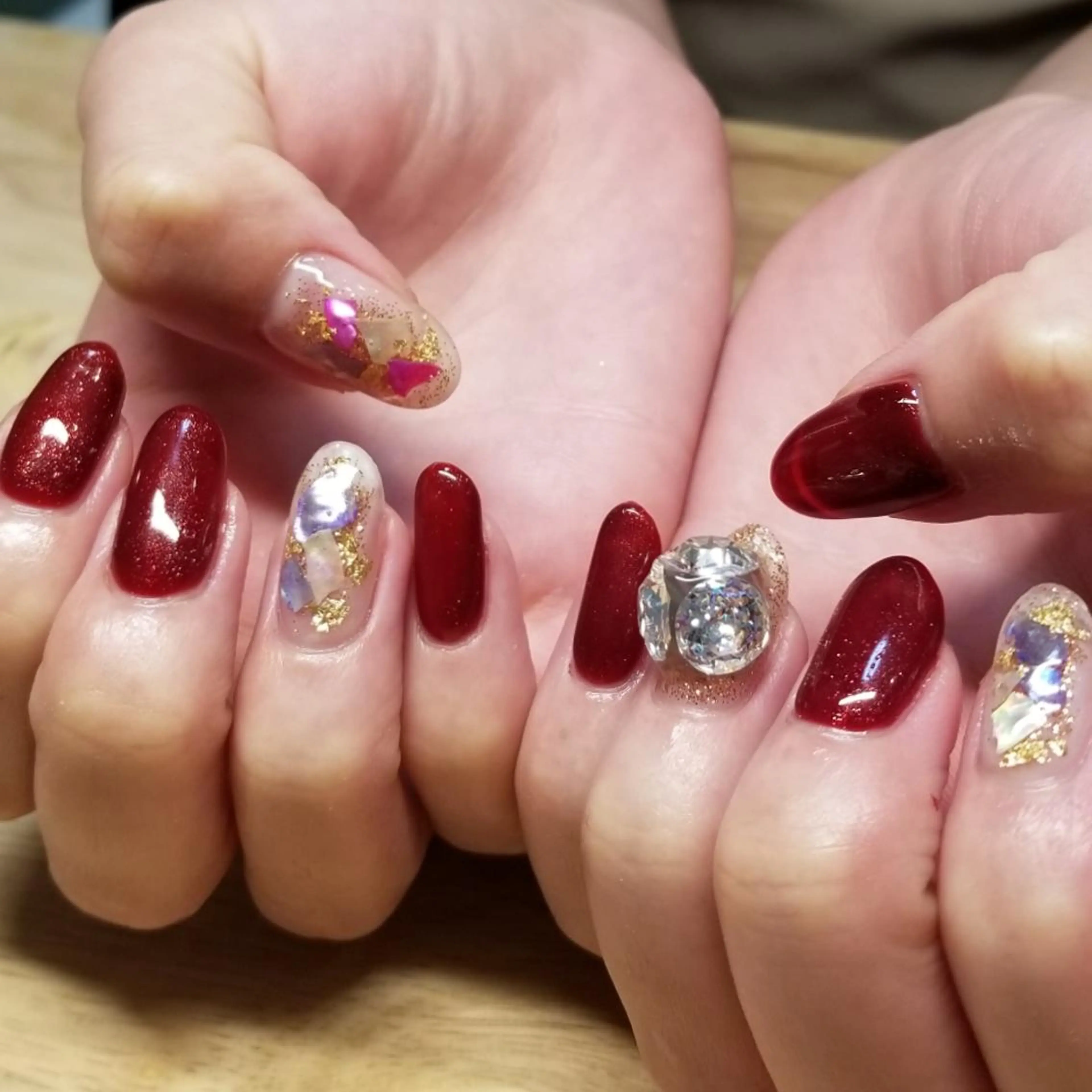 ネイル クリアネイル ハンドネイル L'instant  Nail Artzのネイルデザイン