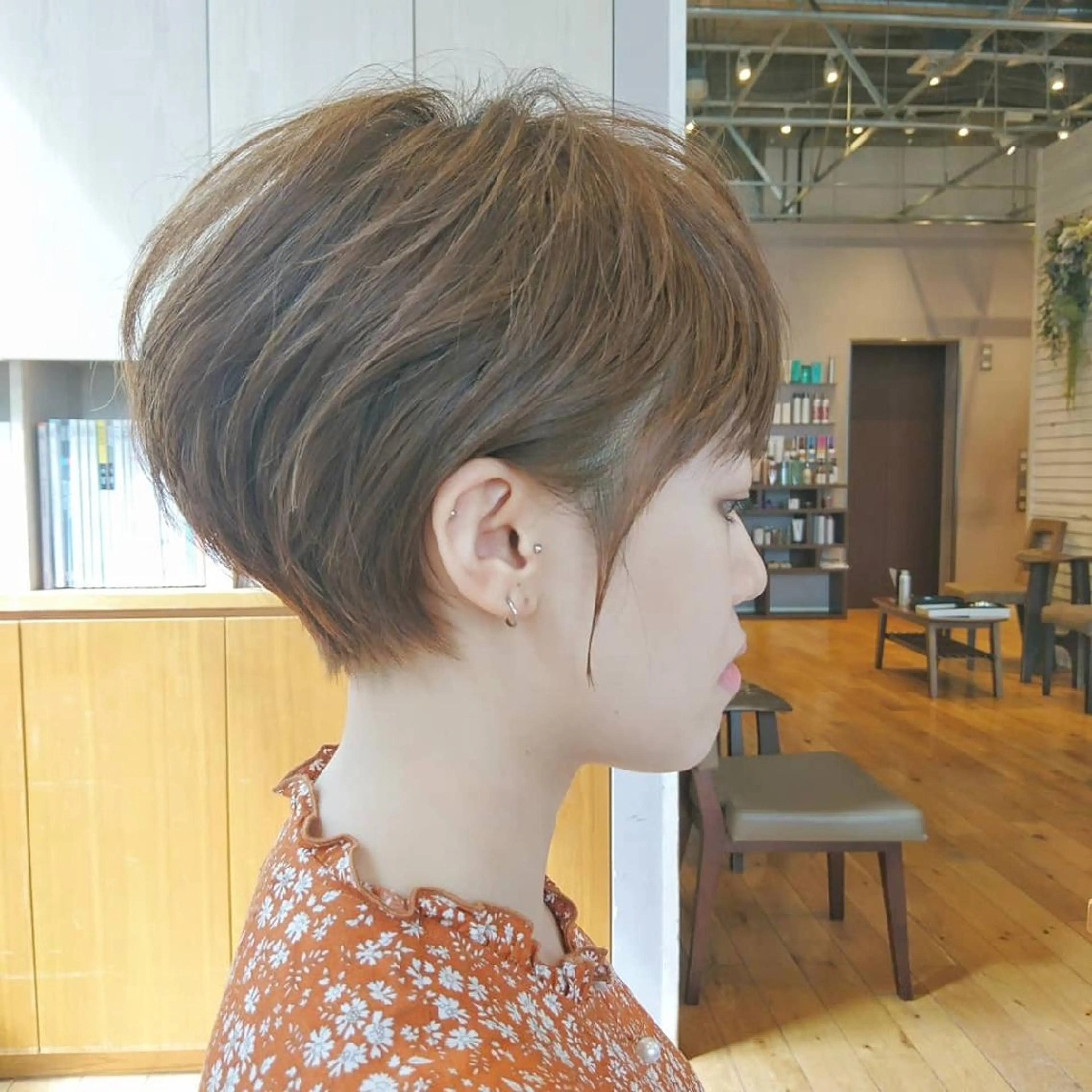 ショート カラー youres hair はなれ店所属・最高峰🌈髪質改善 縮毛矯正💖後藤のヘアスタイル