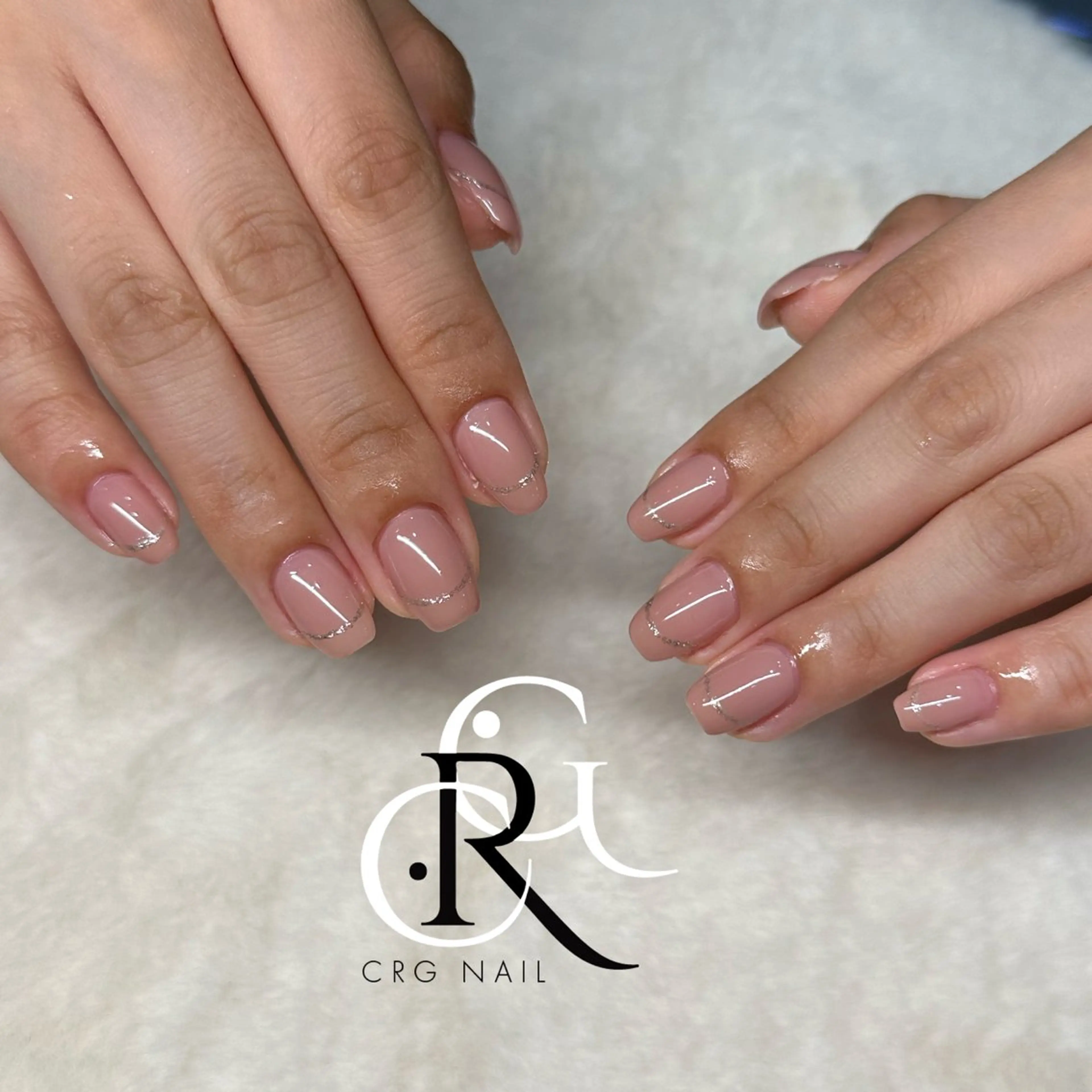 ネイル フレンチネイル ハンドネイル 美フォルム✨ CRG　RURIのネイルデザイン