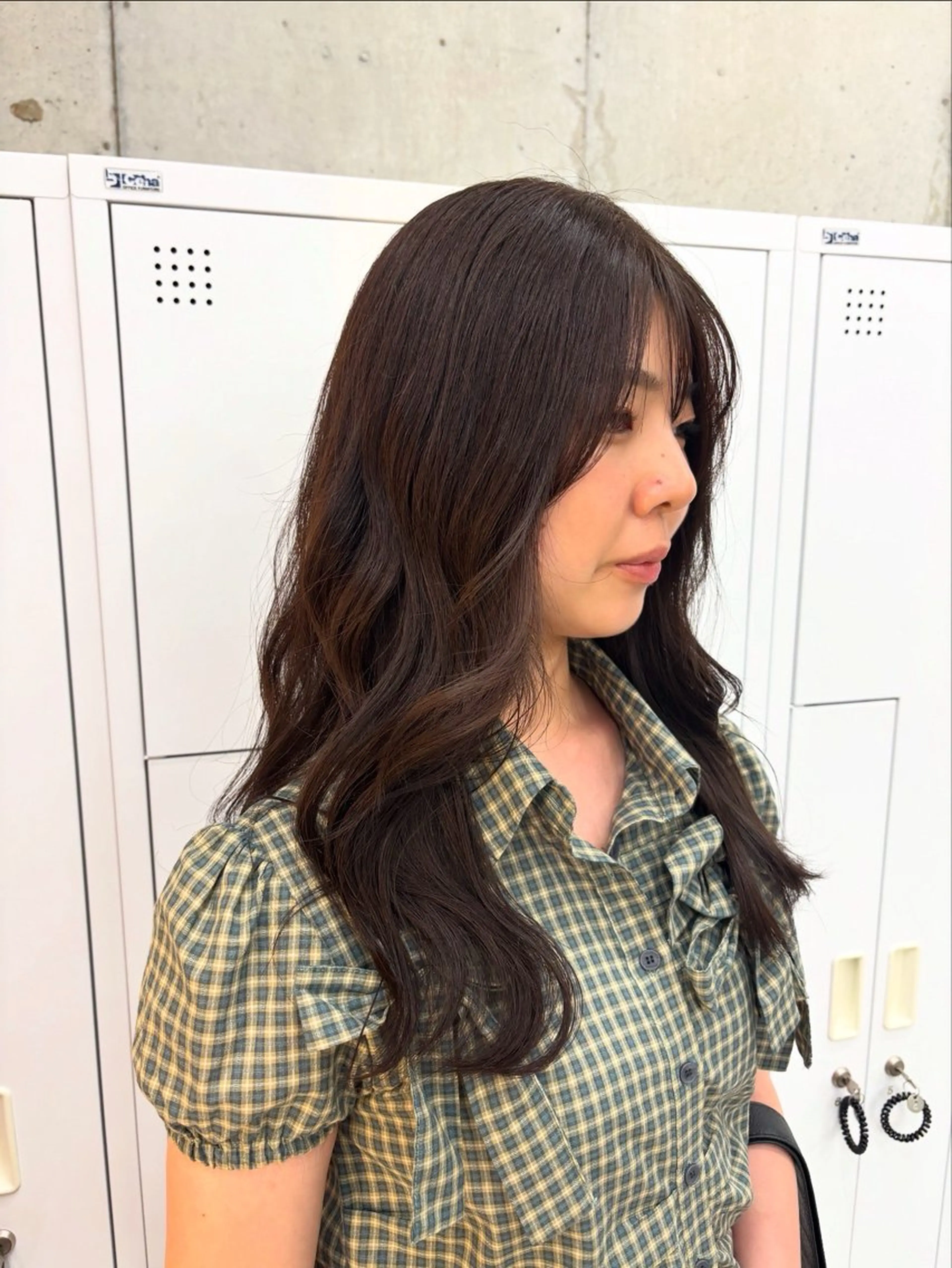 ロング カラー 長谷川 日南のヘアスタイル