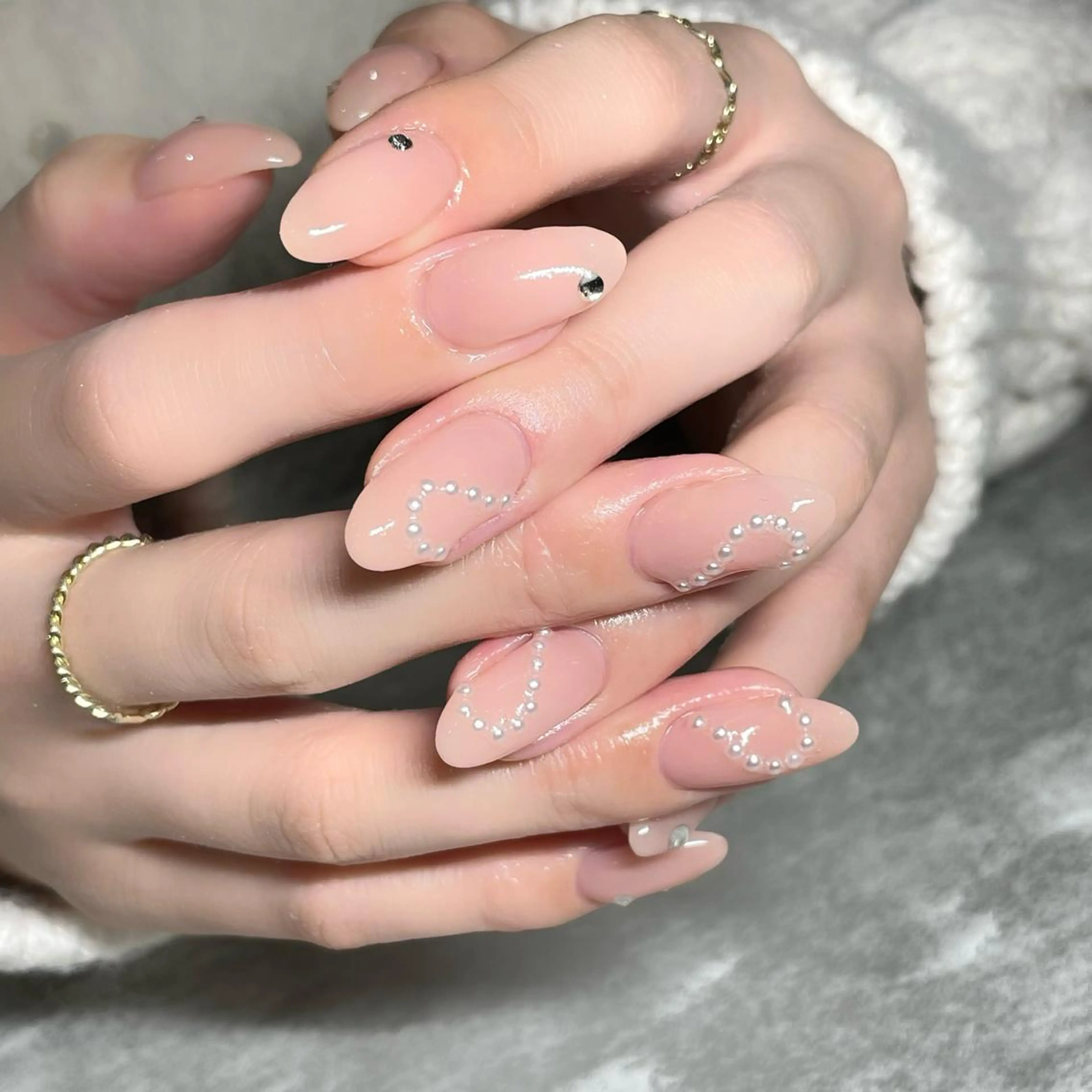 ネイル ジェルネイル ハート SHIORI Dig.nailのネイルデザイン