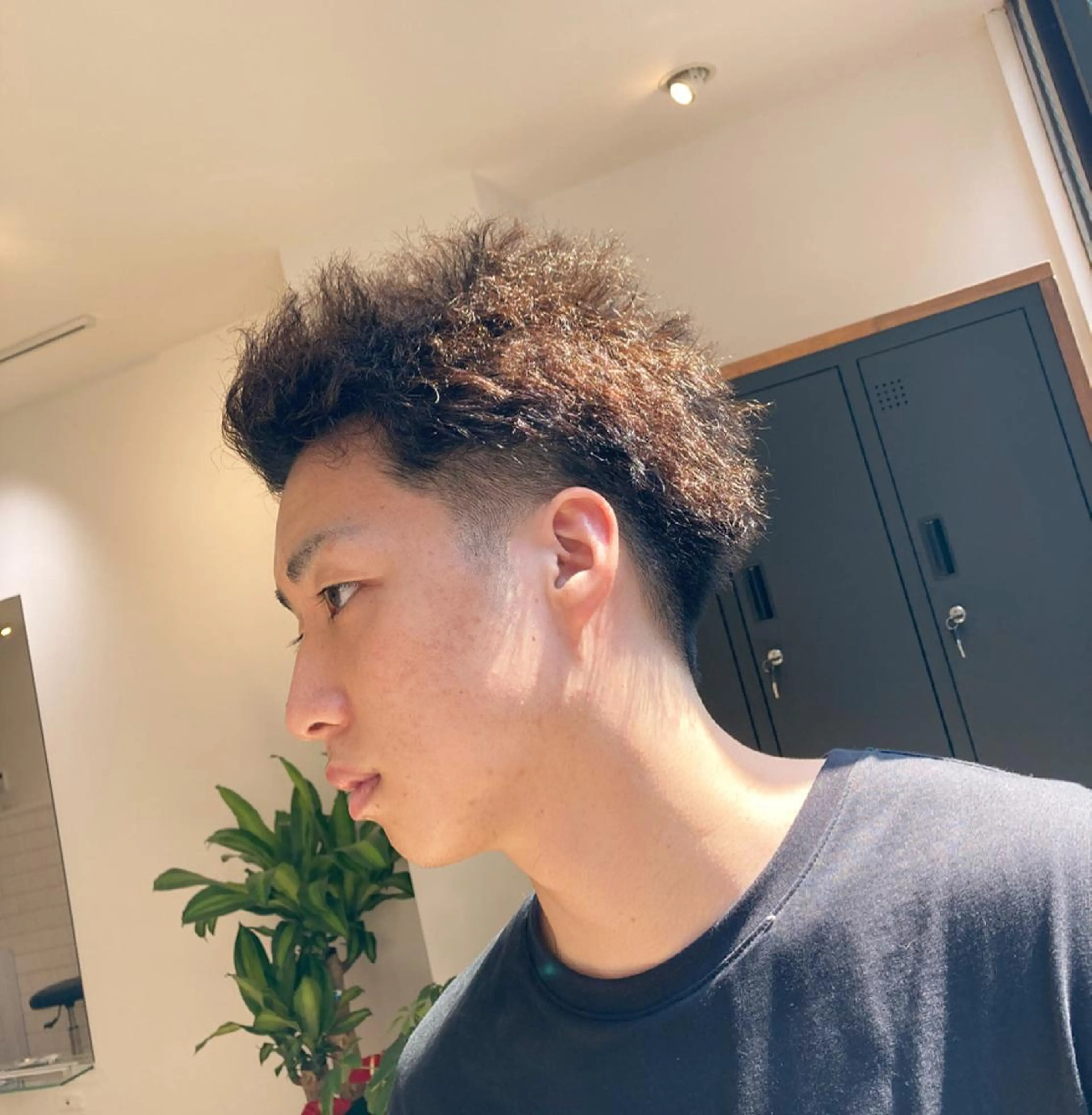ショート パーマ メンズ カット ヘアカラー トリートメント SEAGULLIII 本通店のヘアスタイル
